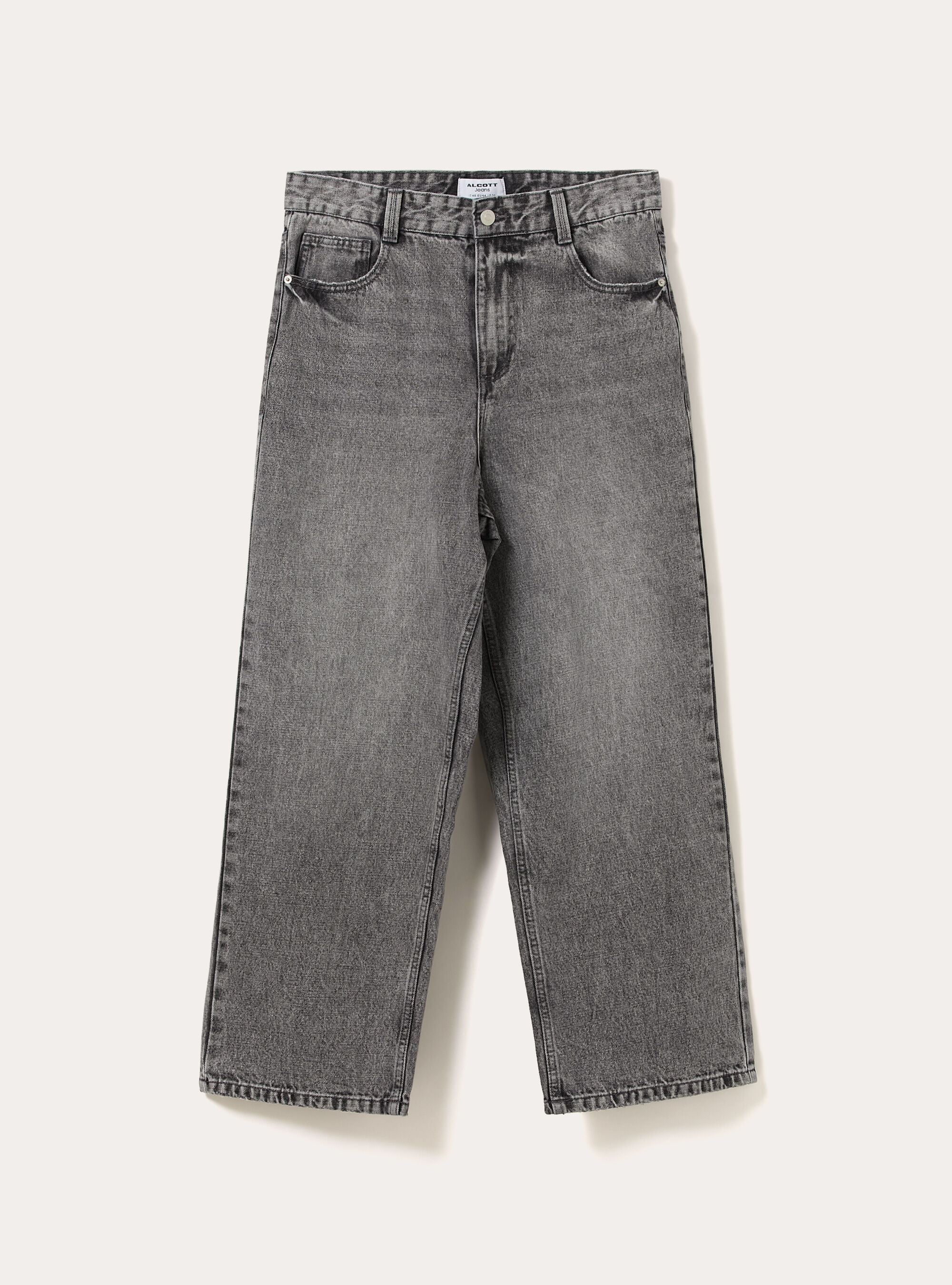 Super Baggy Fit Jeans, D00G GREY