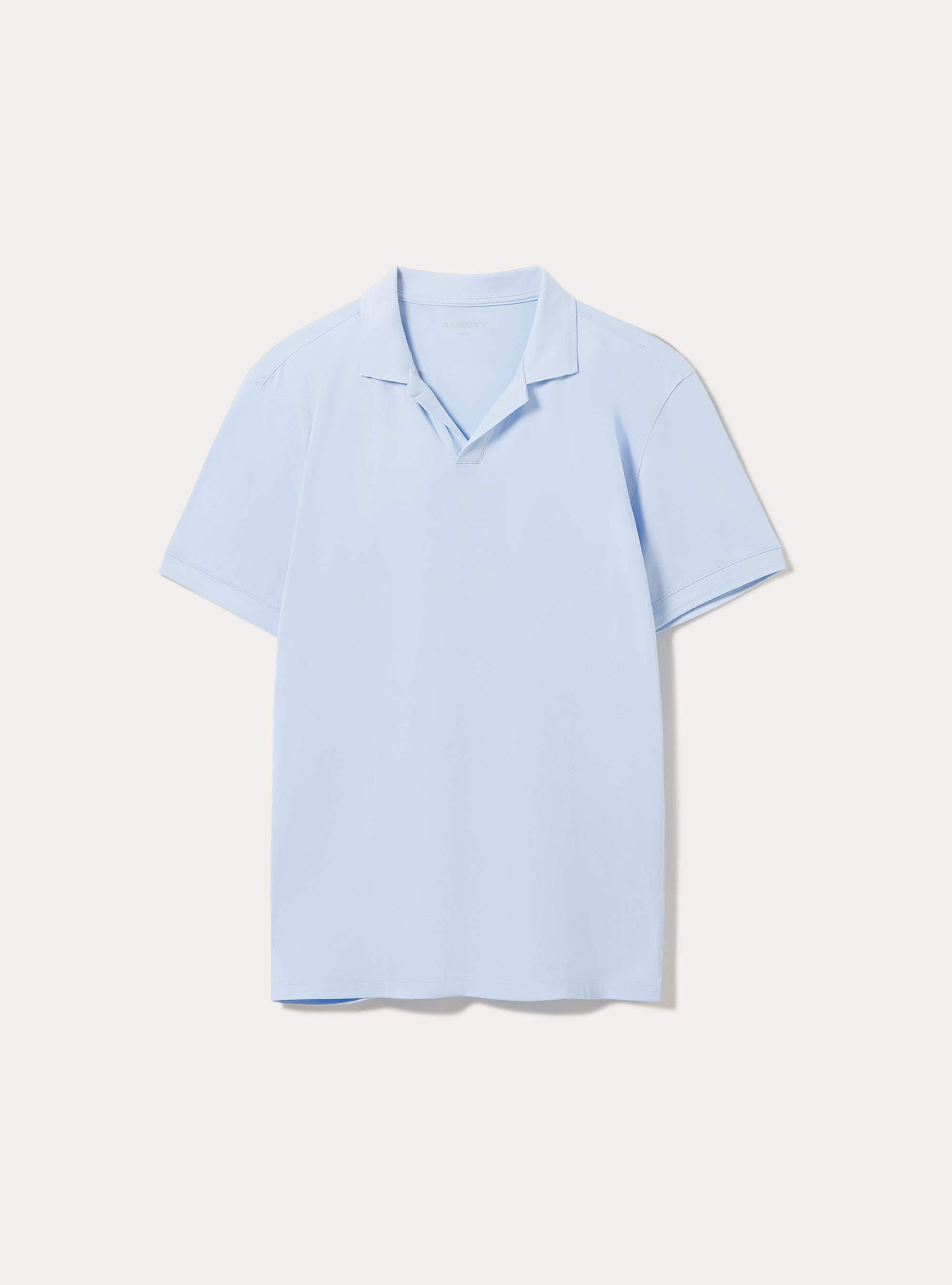 AIRES stretch piqu&eacute; polo shirt, AZ3 AZURE LIGHT