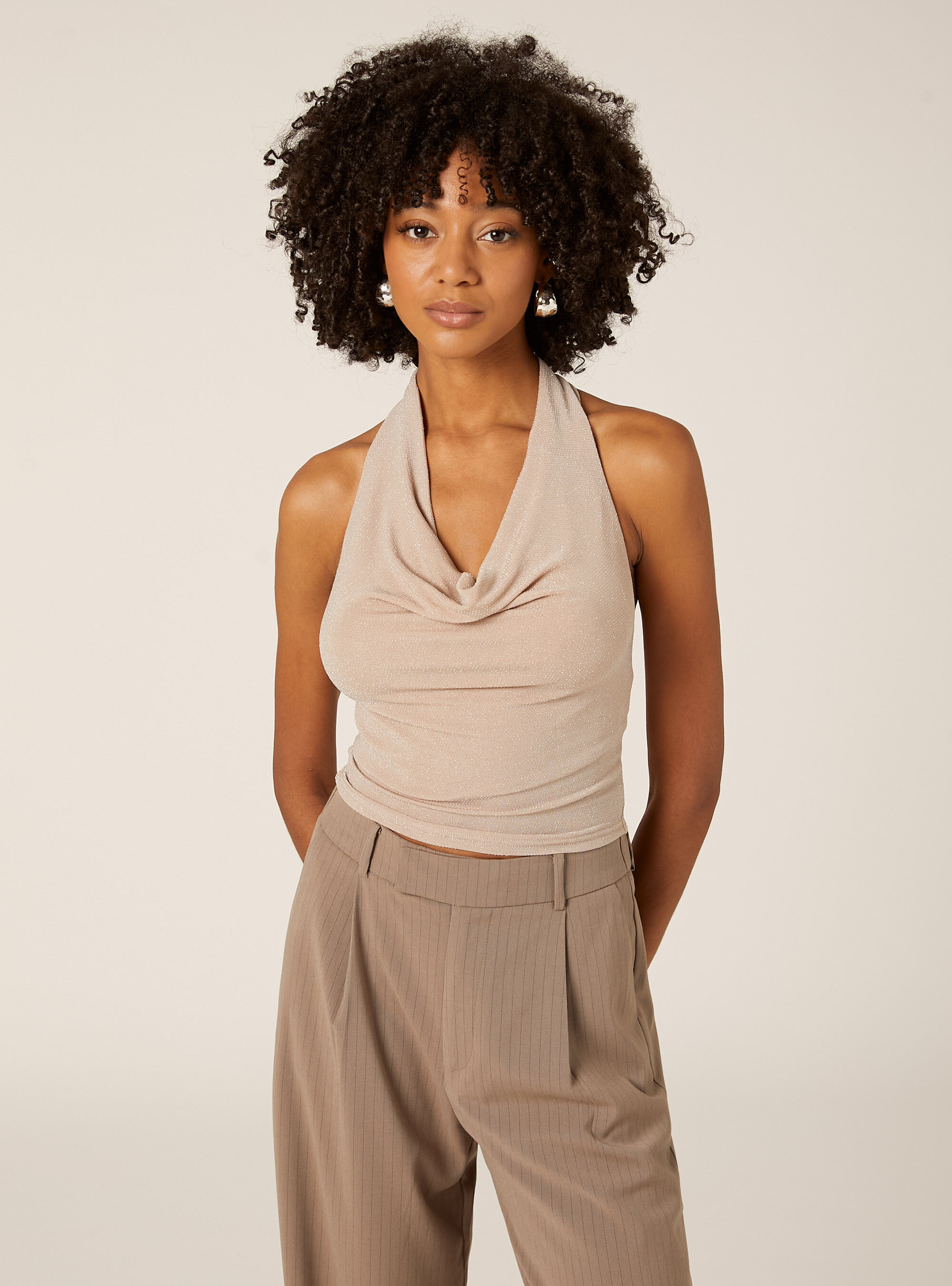 Halter top avec strass