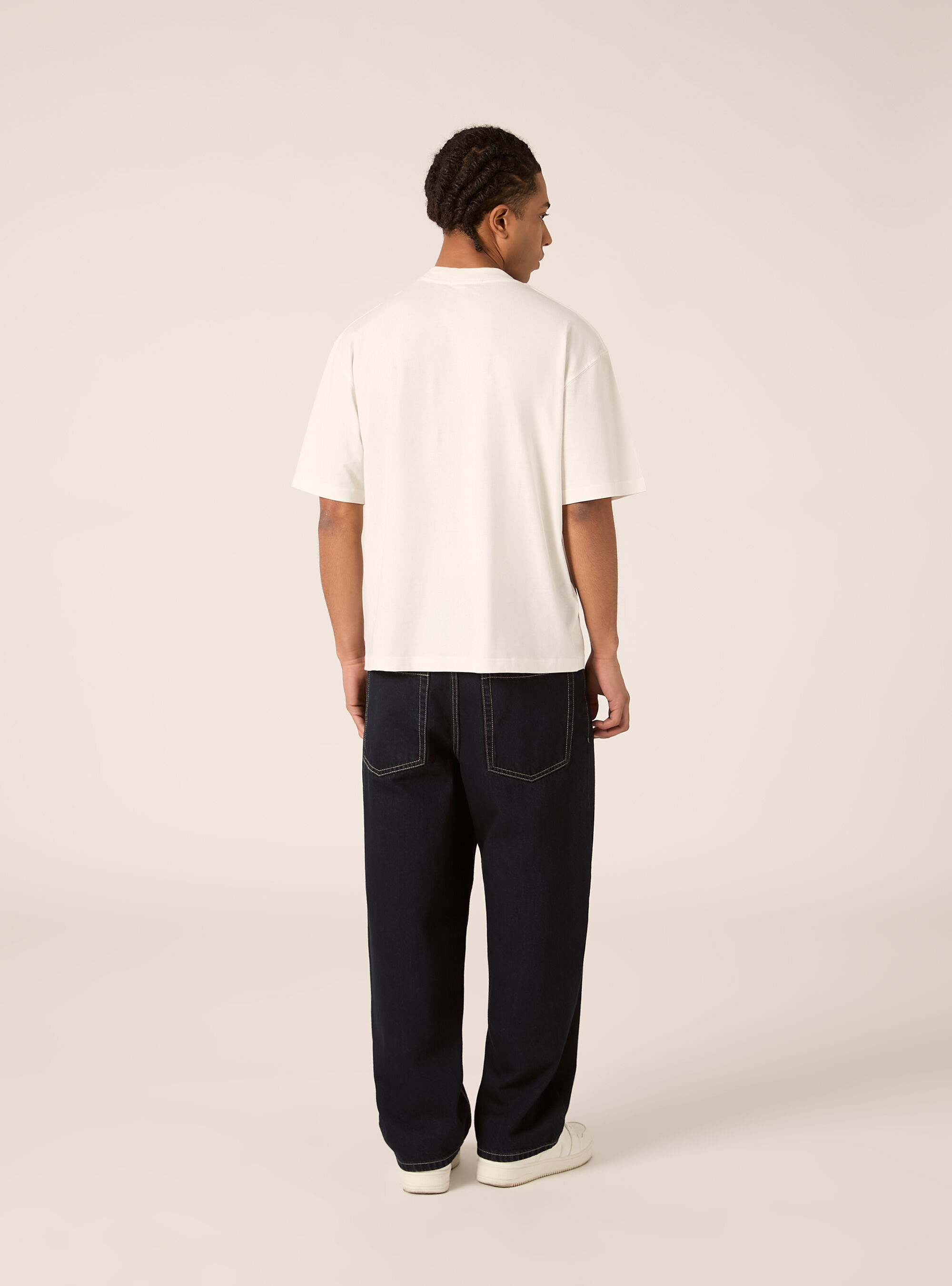 T-shirt coupe carr&eacute;e Katsushika Hokusai / Alcott, WH2 WHITE