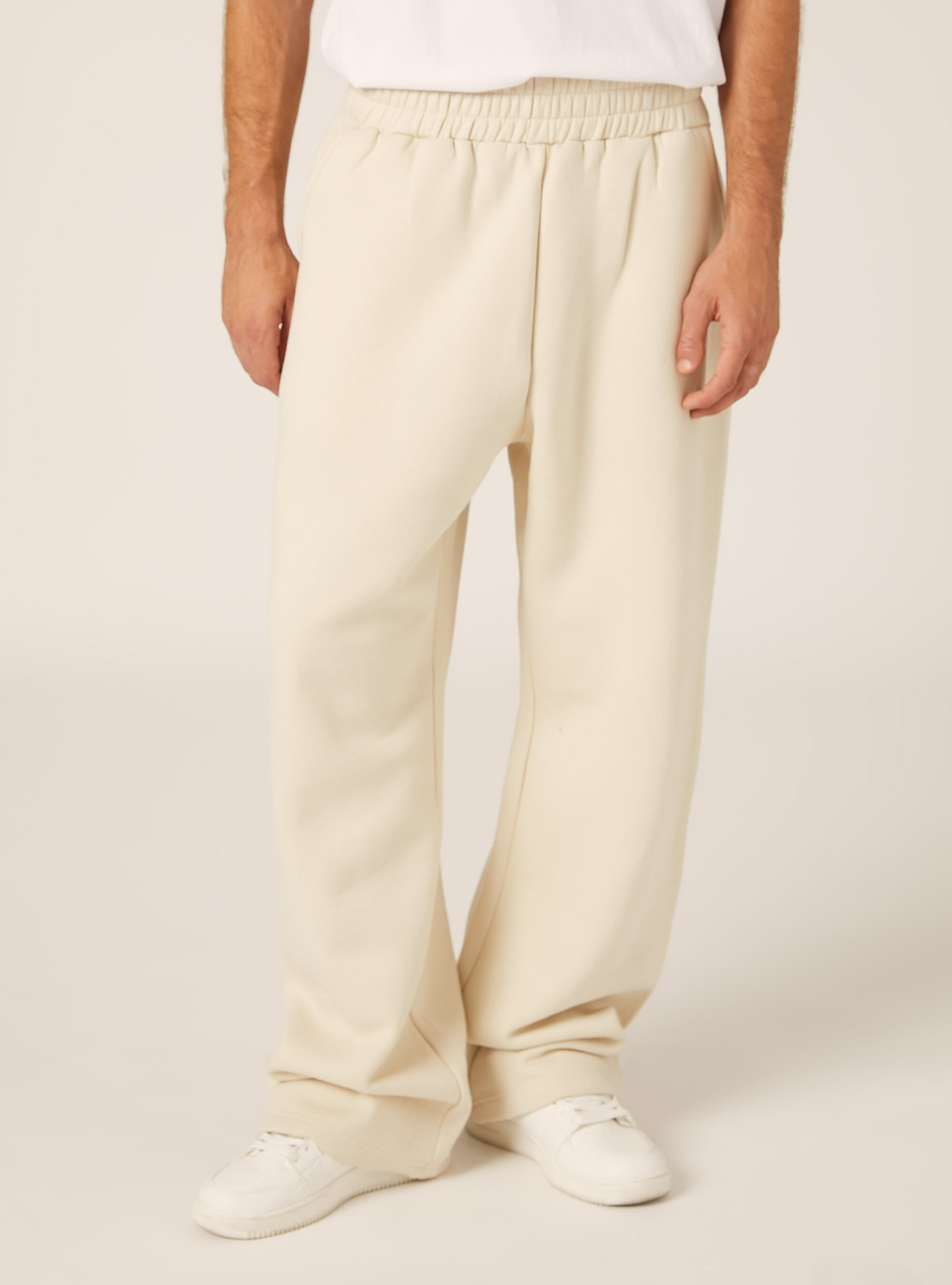 Pantalon ample en molleton