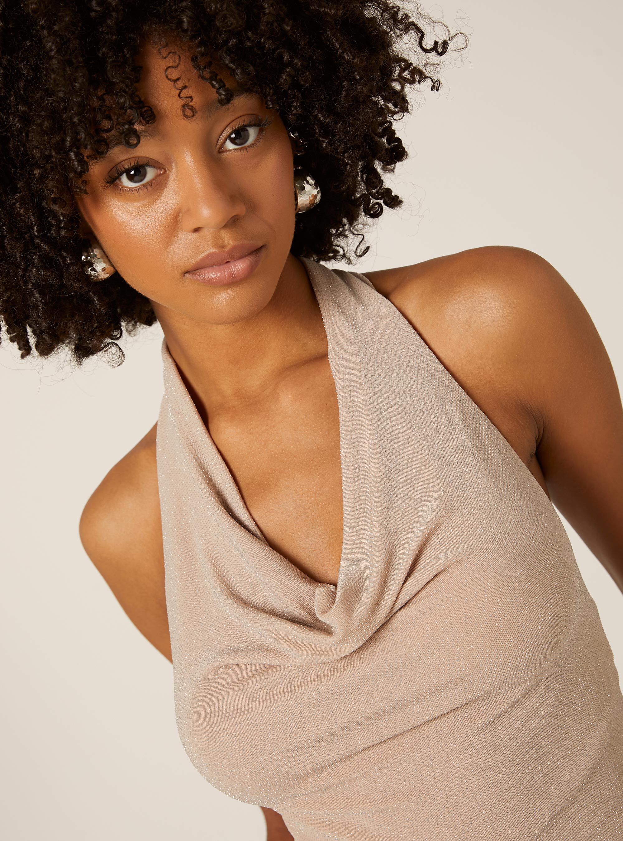 Halter top avec strass, PK3 PINK LIGHT