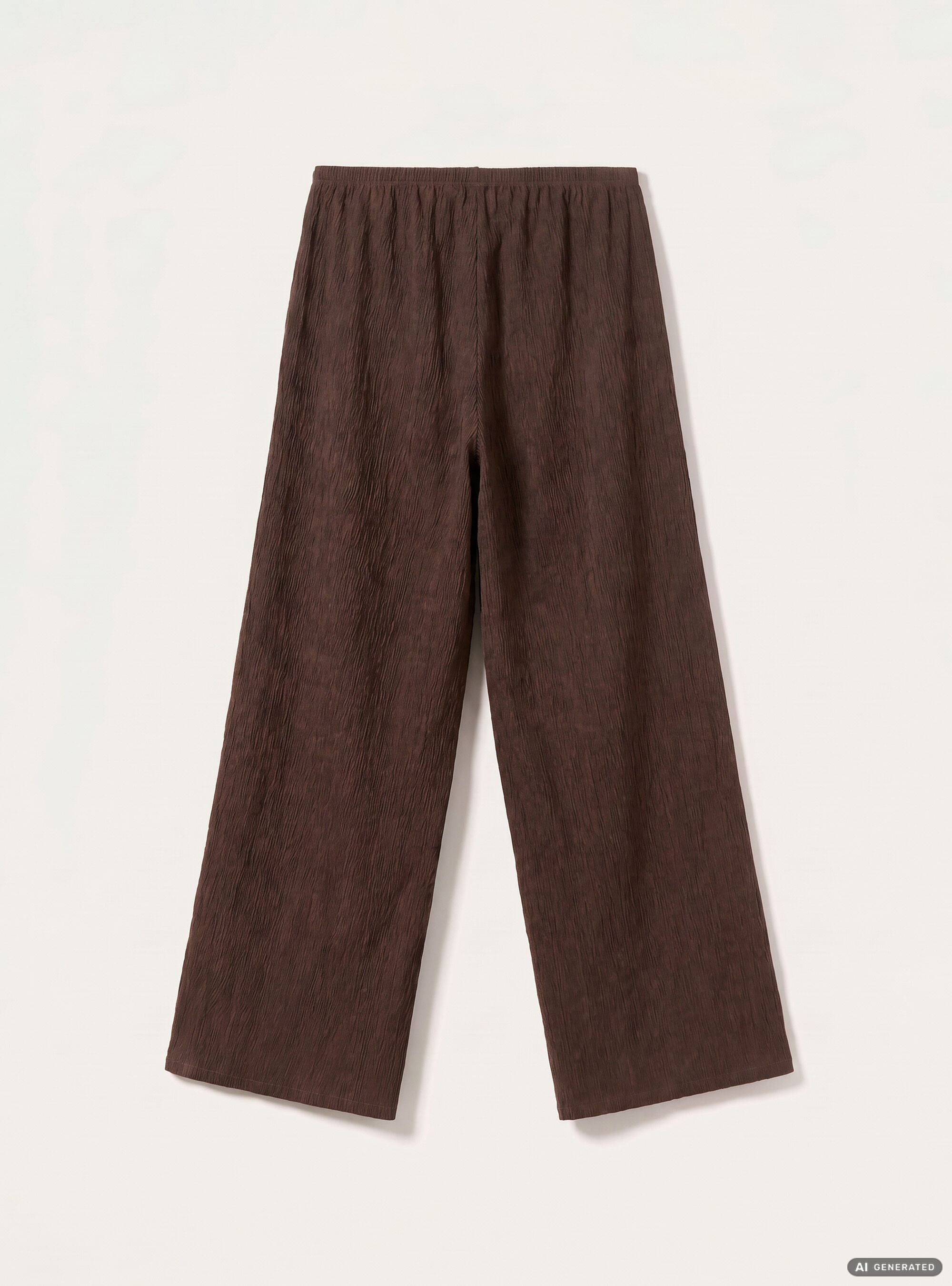 Pantaloni texturizzati, BR1 BROWN DARK