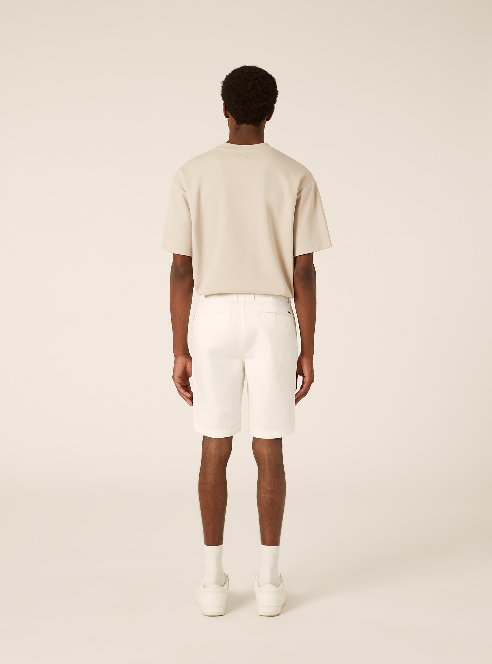 Bermuda Chino de Sarga, WH1 OFF WHITE