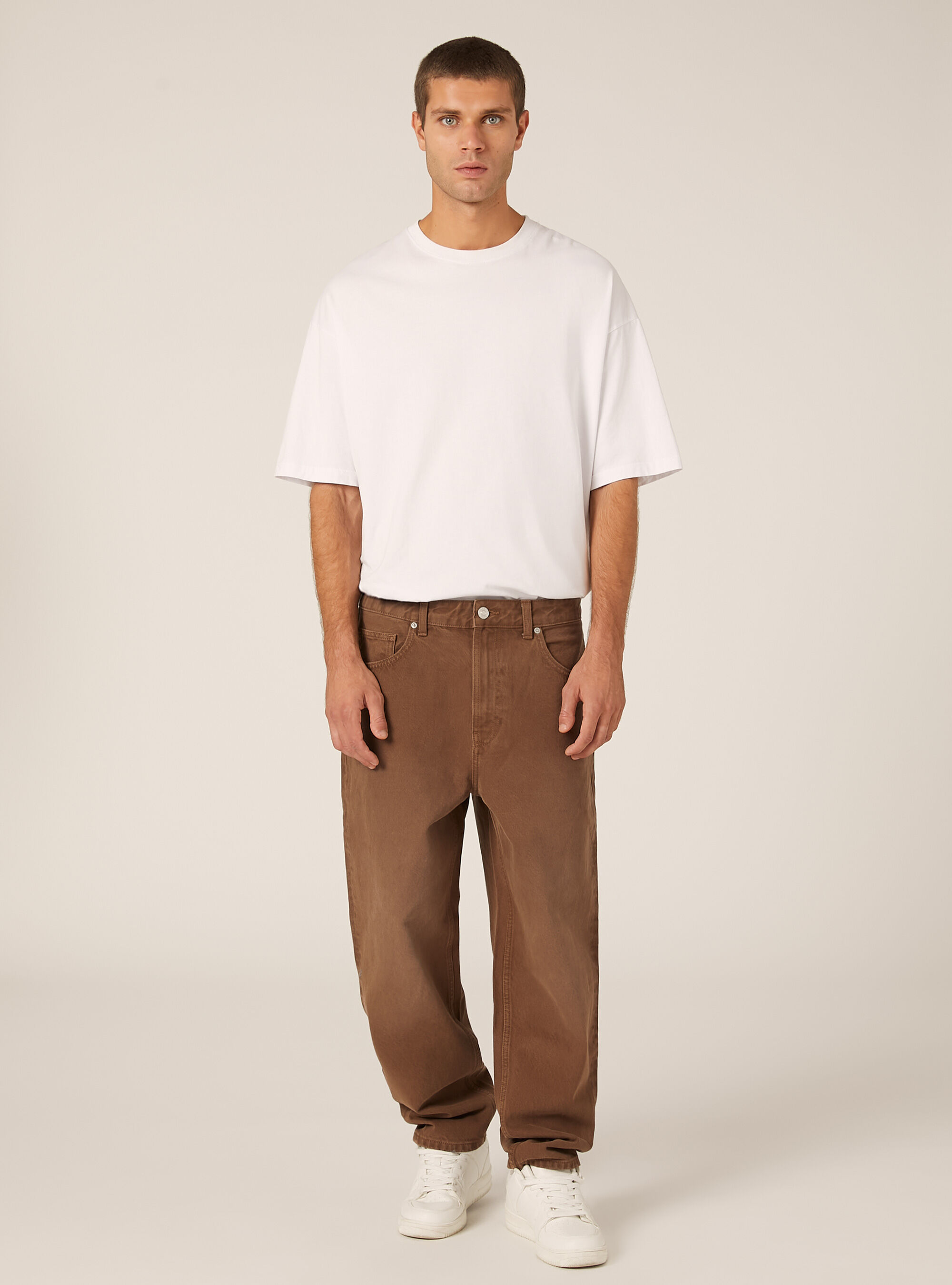 Jeans loose fit, BR2 BROWN MEDIUM