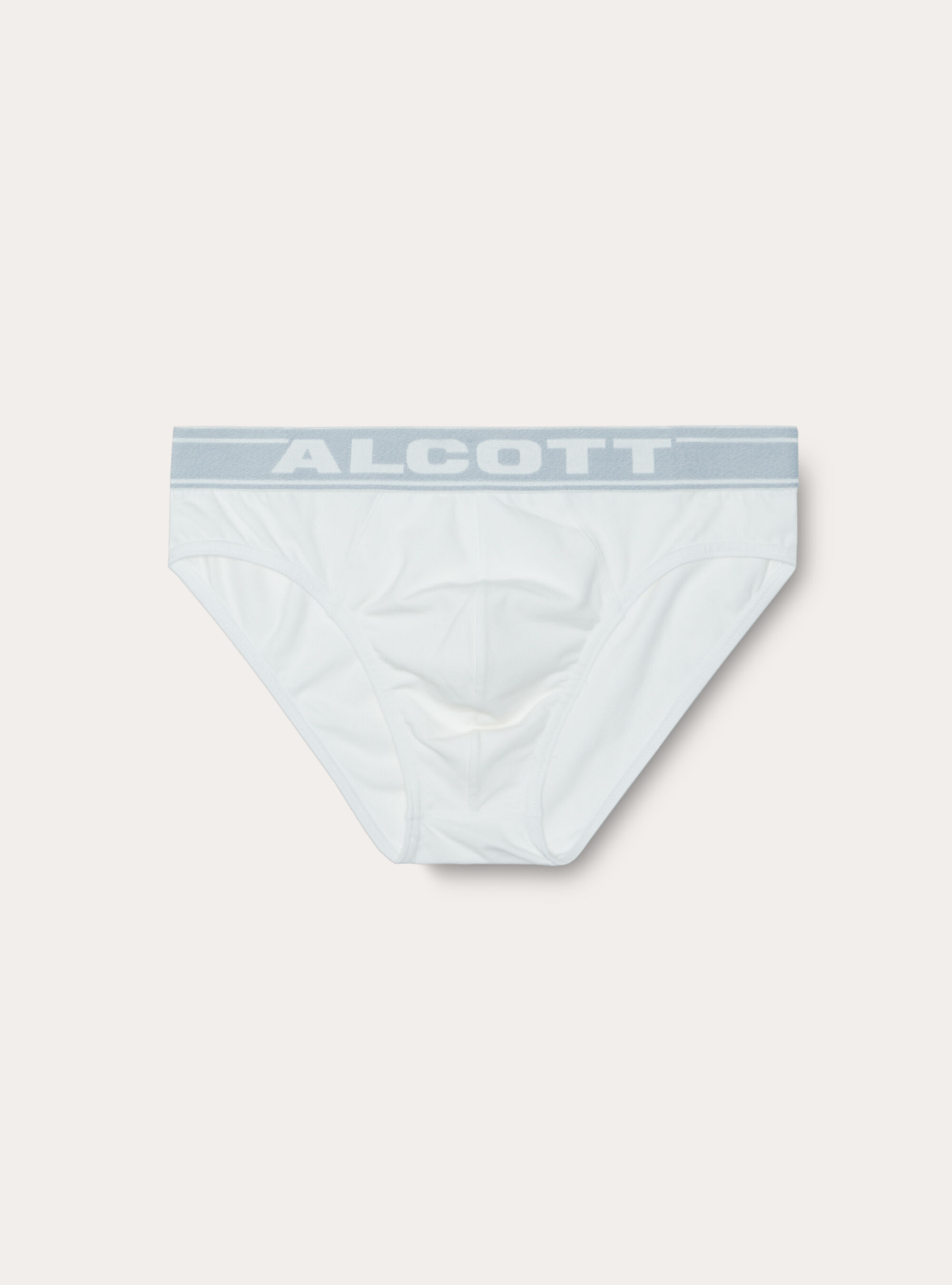 Slips mit jacquard-logo-elastikbund