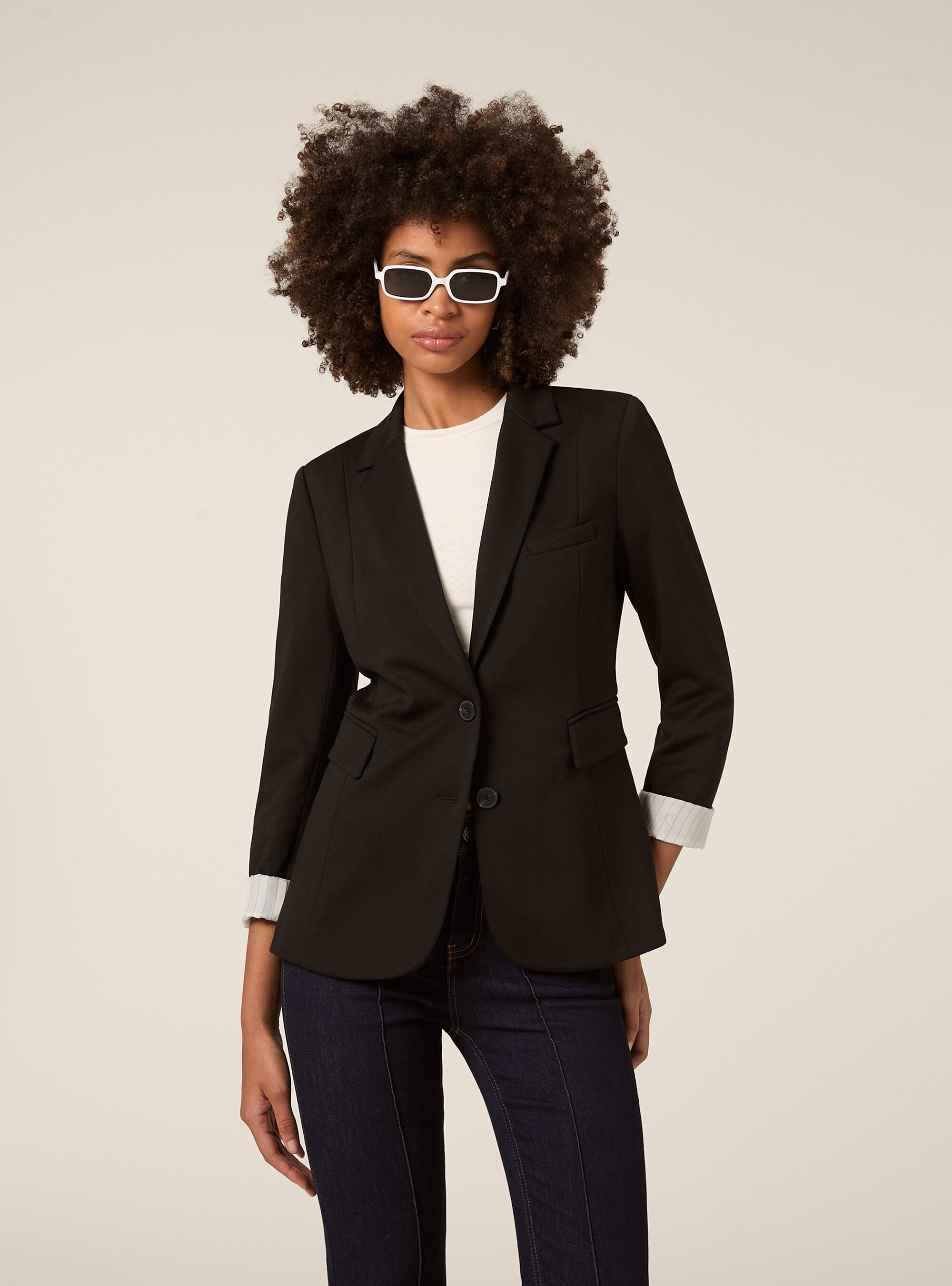Jersey blazer