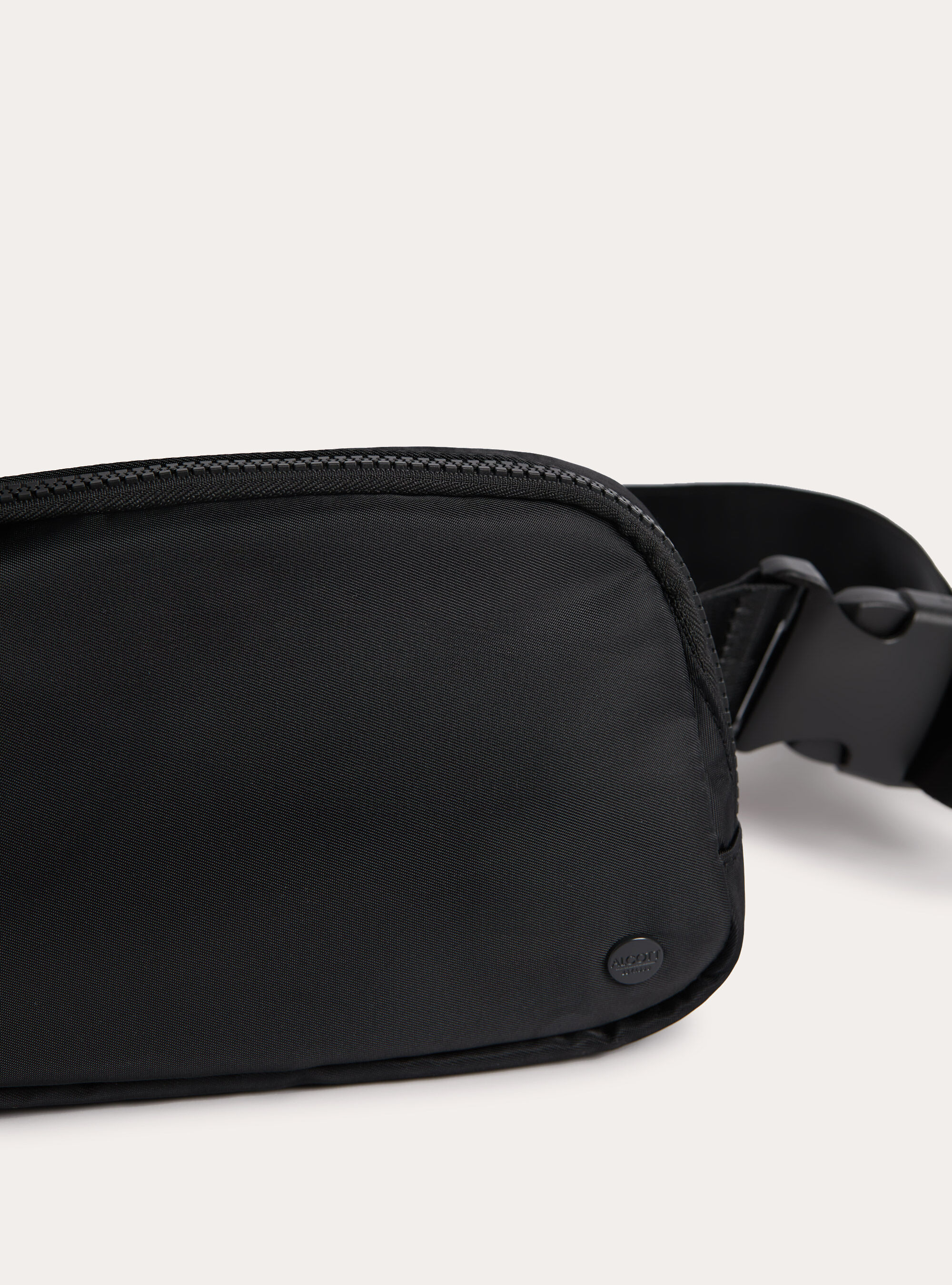 Sac de taille basique uni, BK1 BLACK