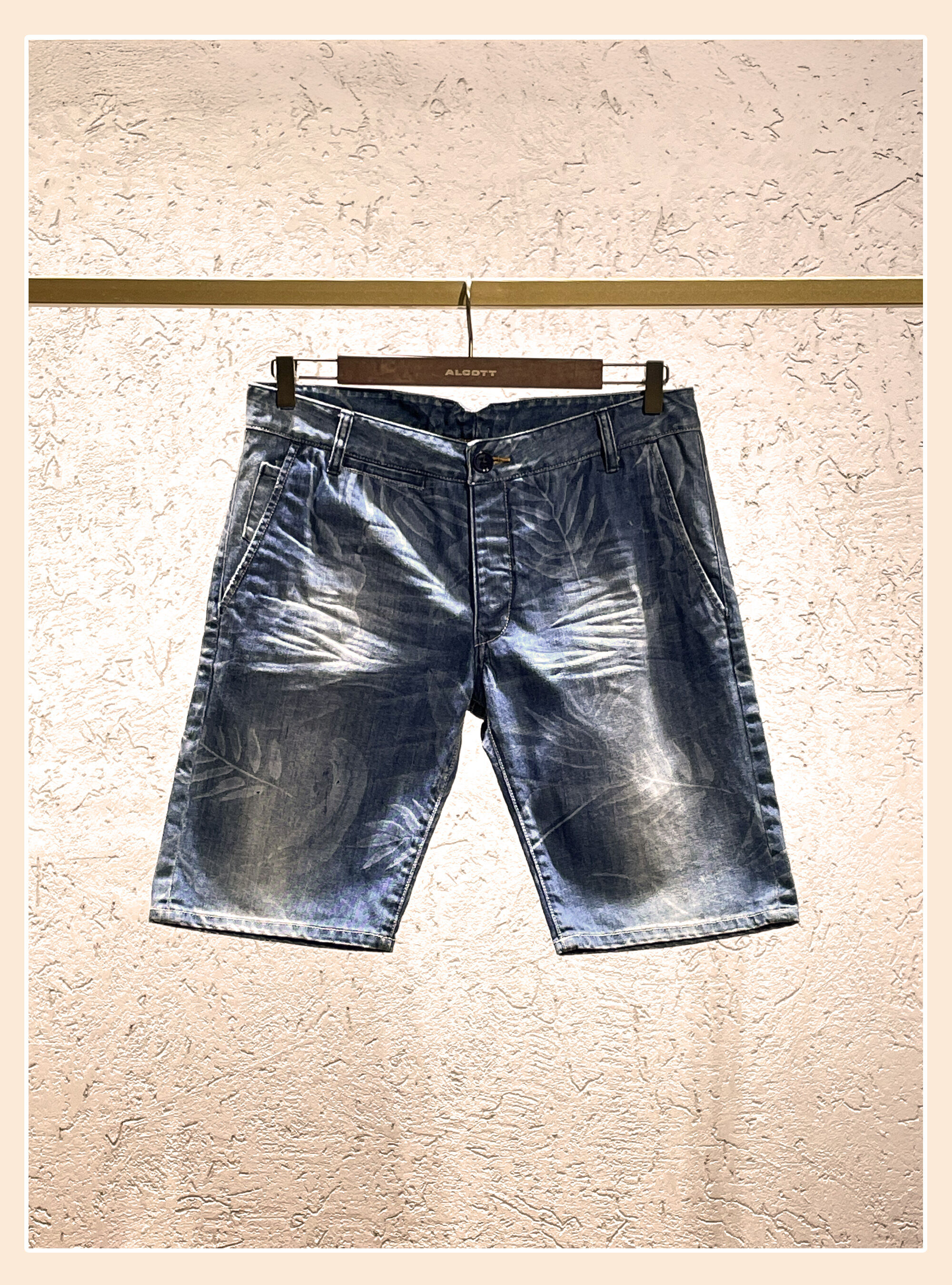 Denim shorts
