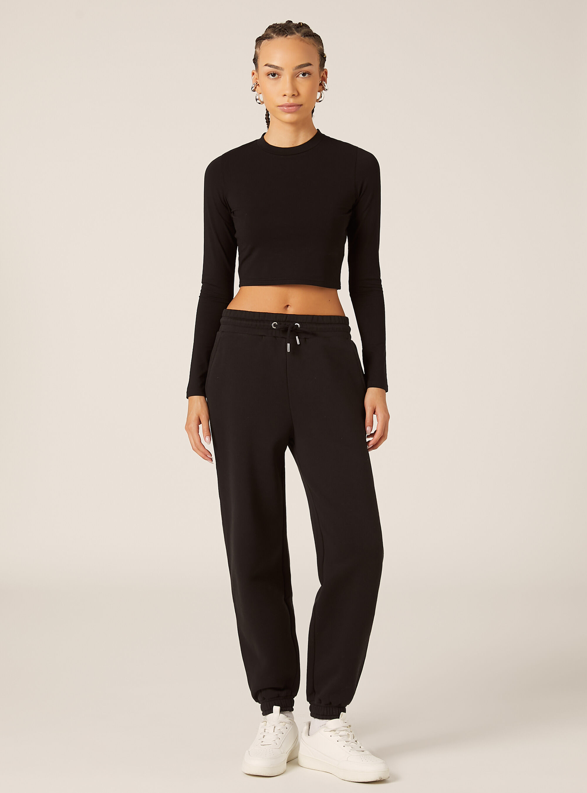 Pantalon jogger en molleton