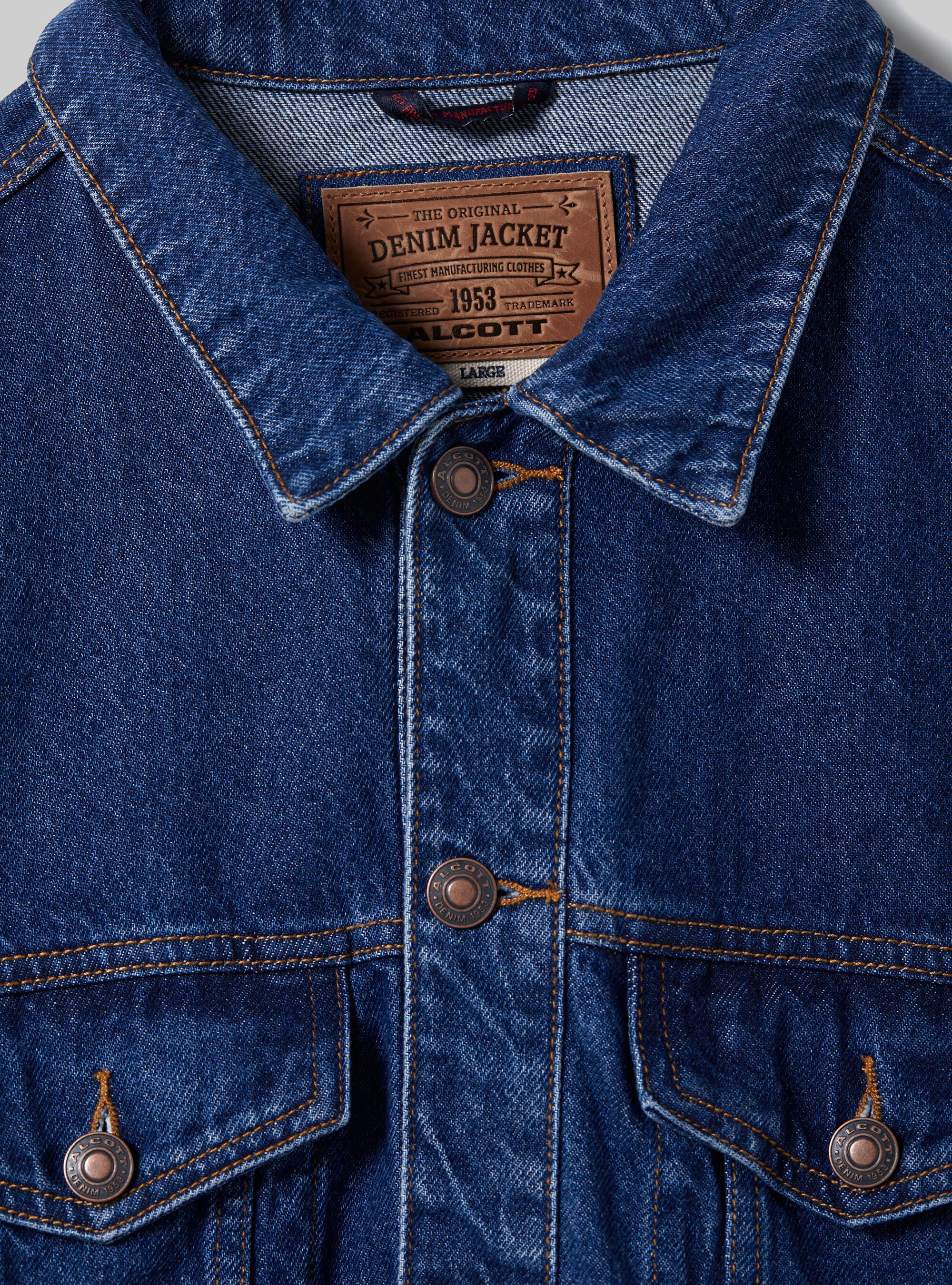 Veste en jean oversize, D001 DEEP BLUE