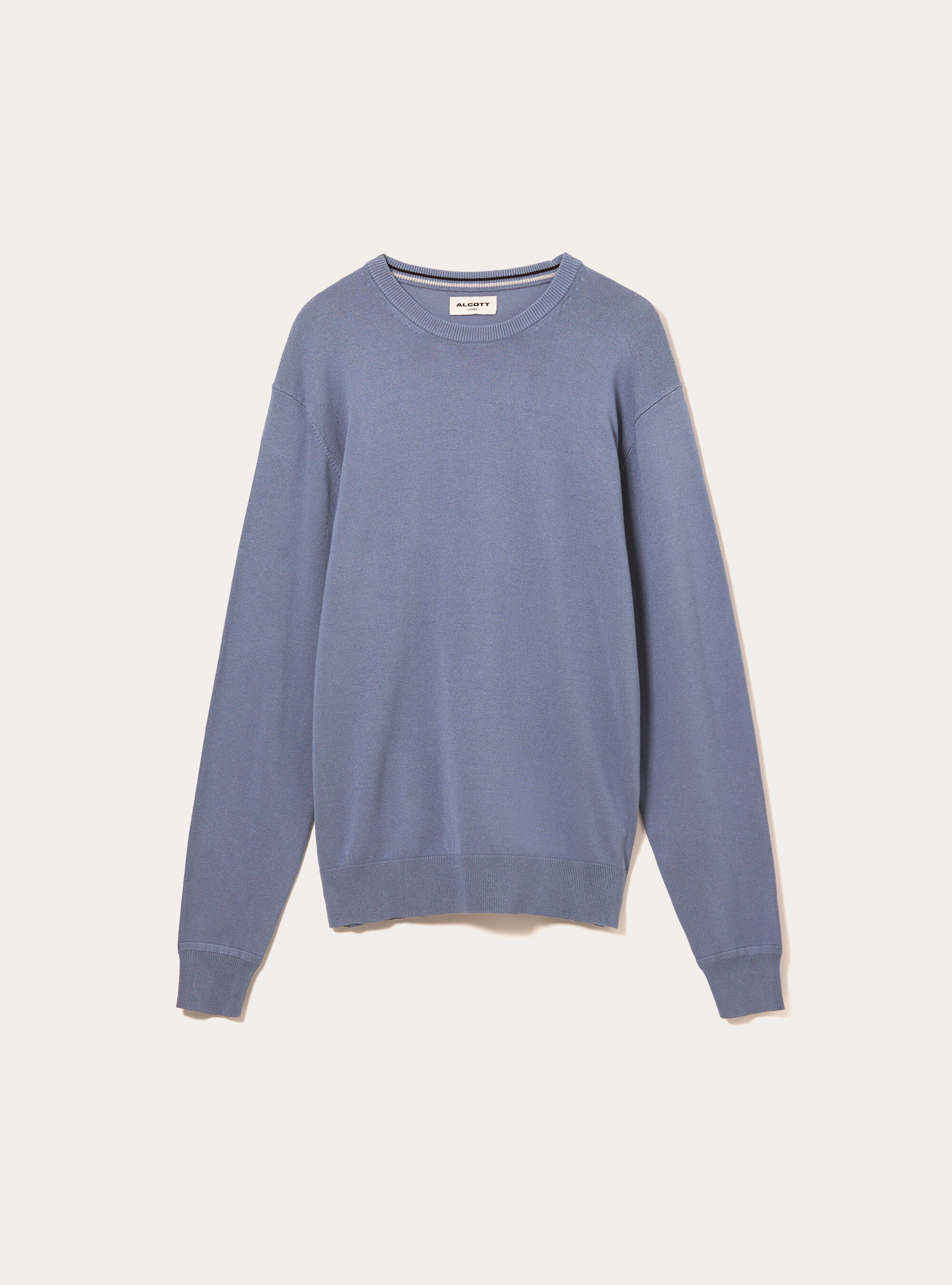Pull &agrave; col rond en viscose Ecovero, IN2 INDIGO MEDIUM