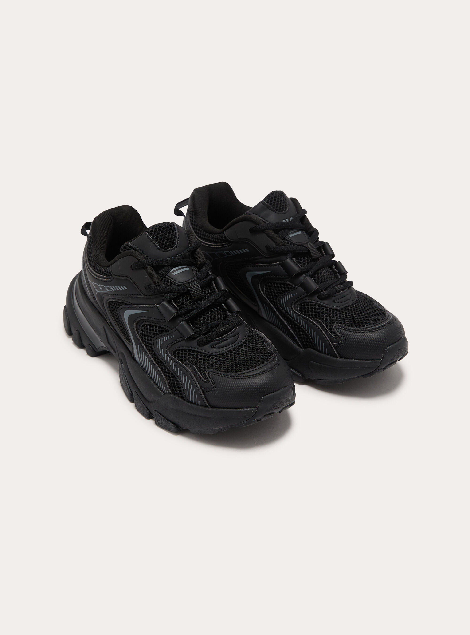 Sporty sneakers, BK1 BLACK