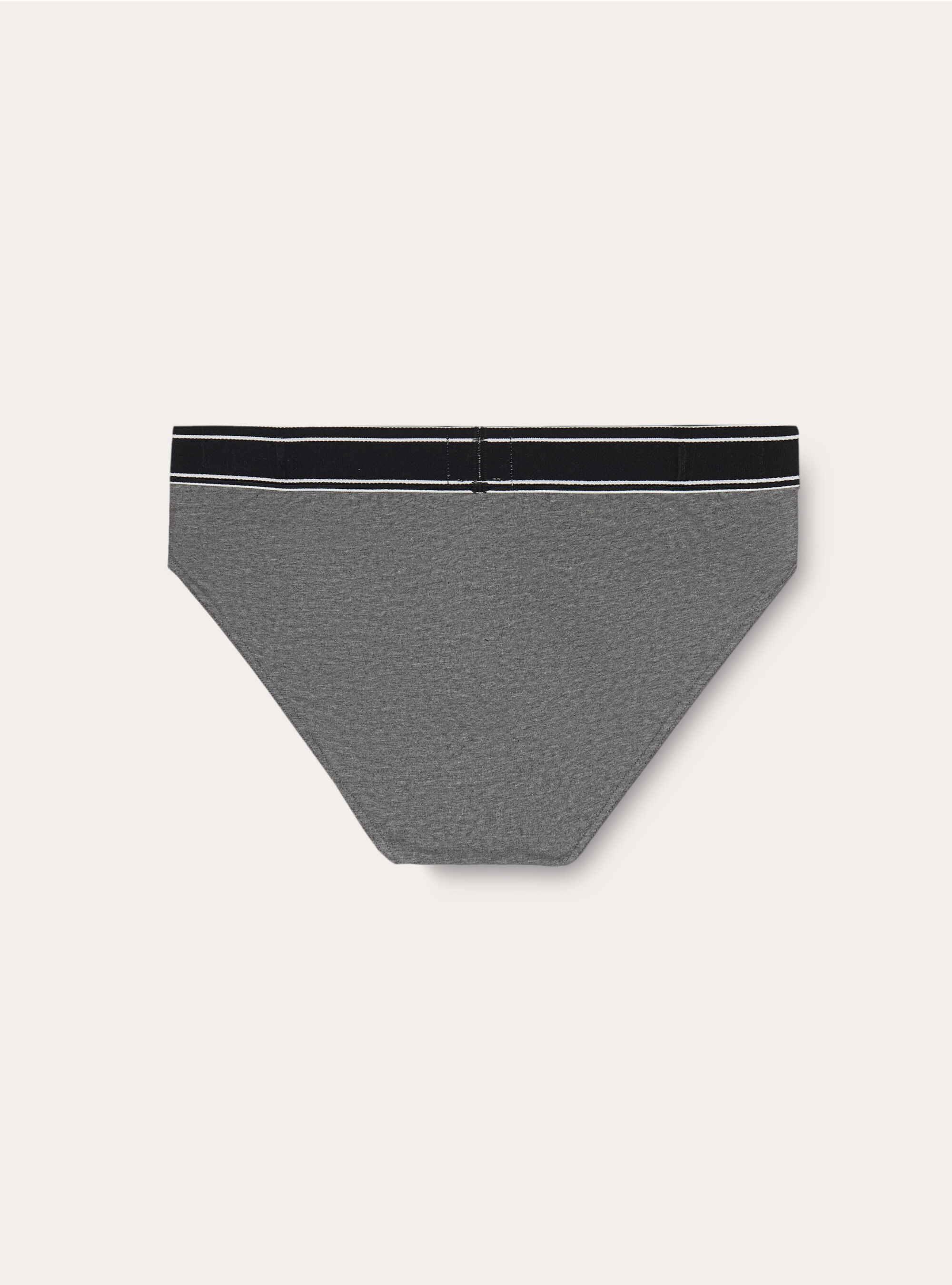 Slip en coton extensible avec logo