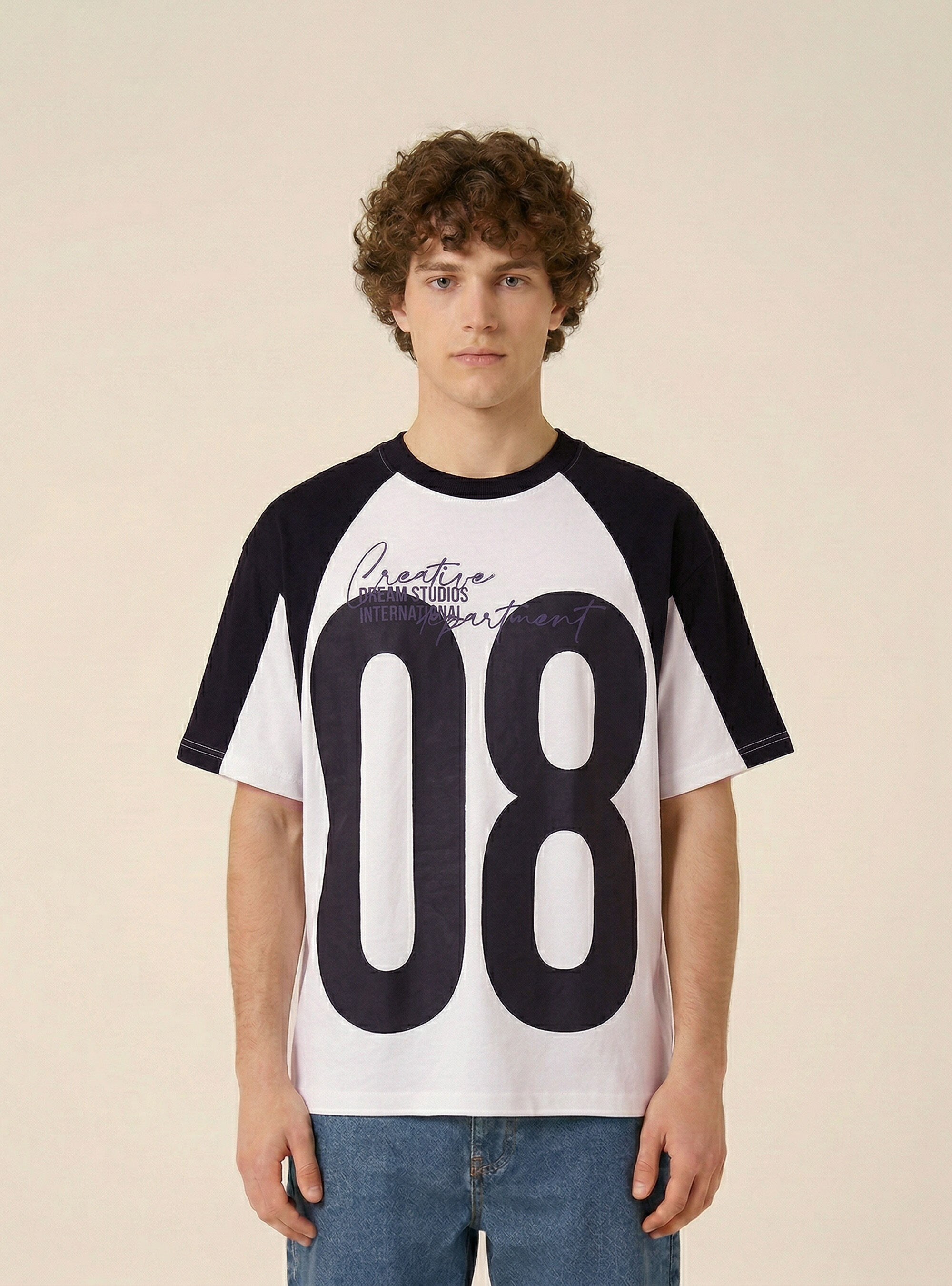 Boxy-fit printed T-shirt