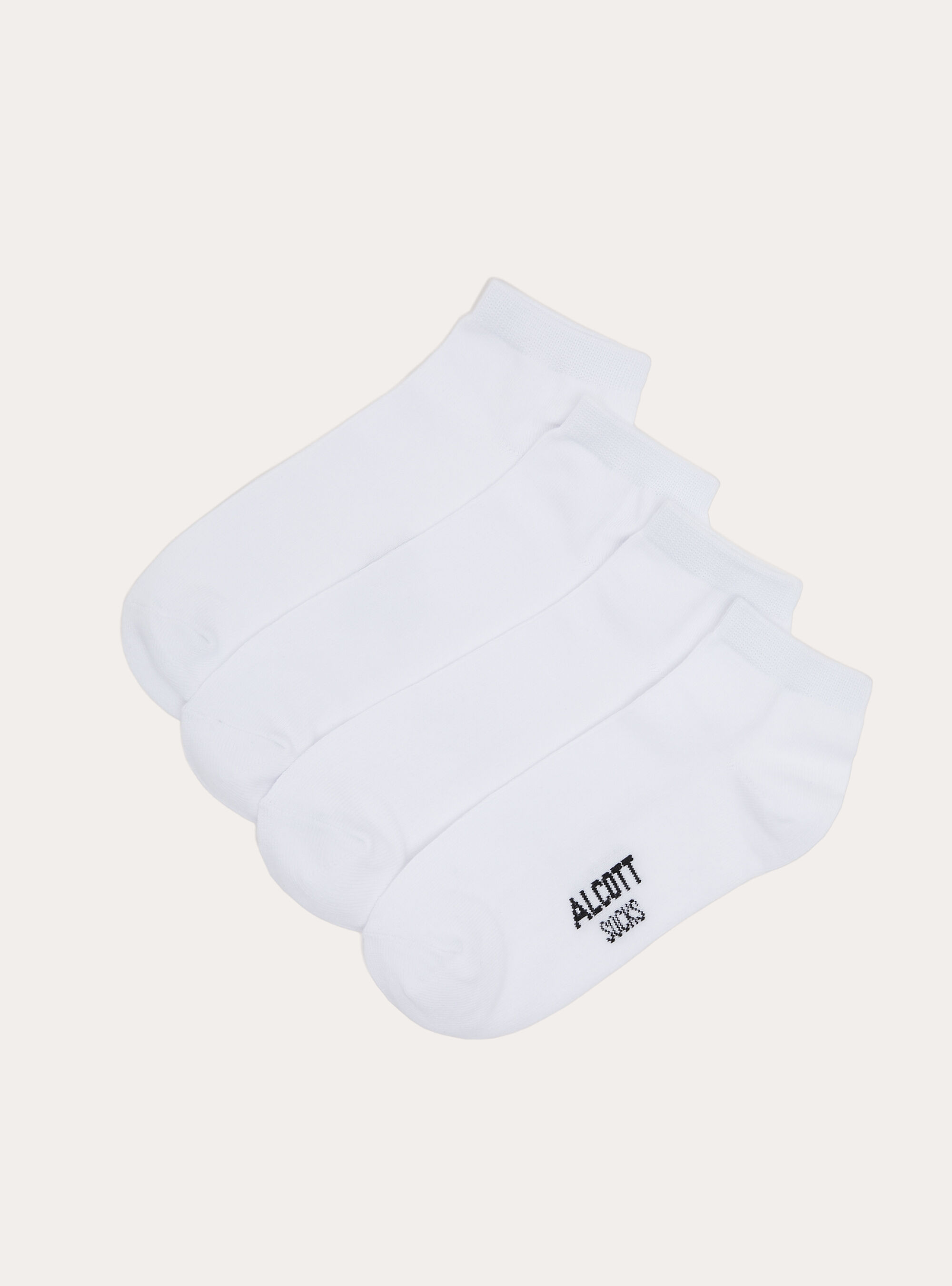 Lot de 4 paires de chaussettes unies de base