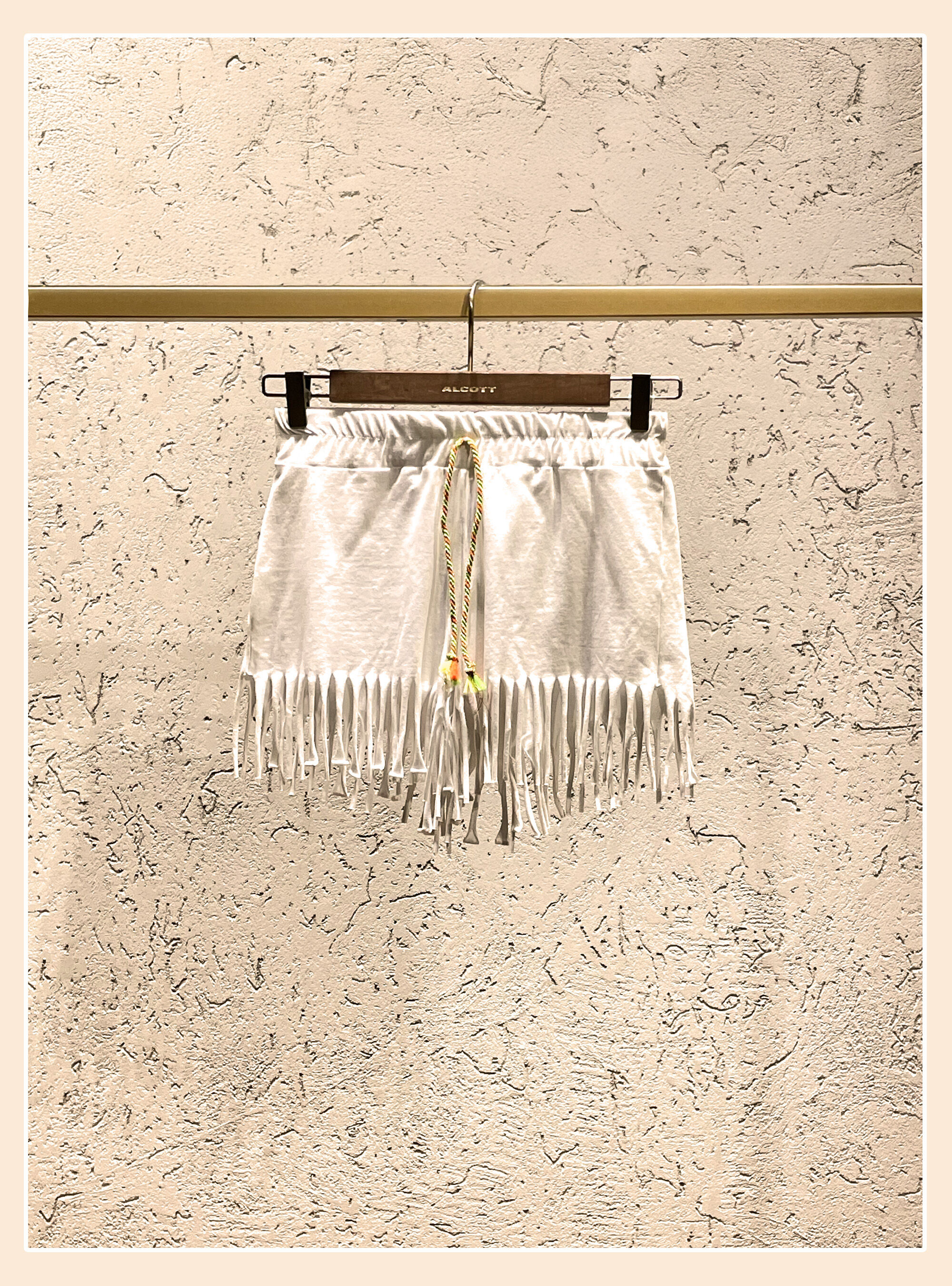 Shorts with fringes