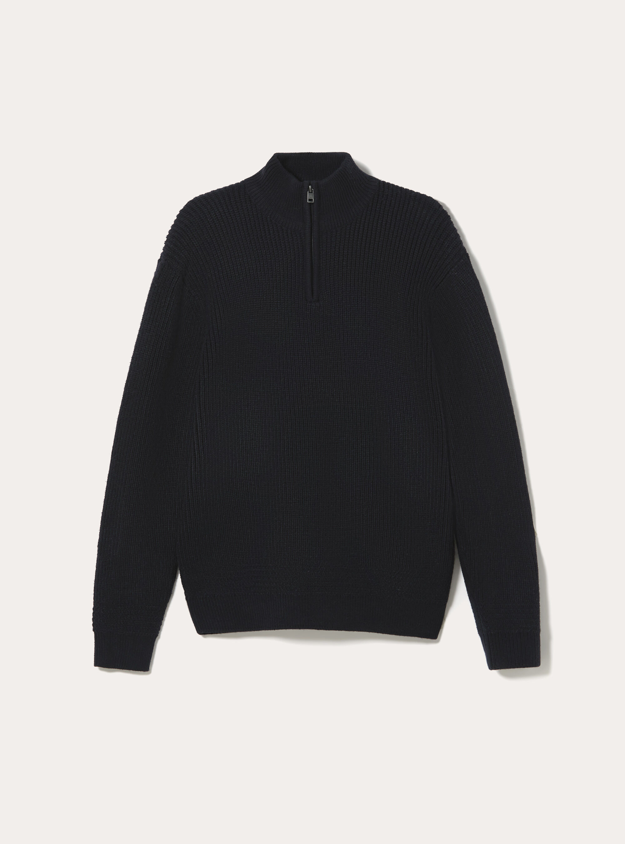 Pull &agrave; col montant et demi-zip, NA1 NAVY DARK