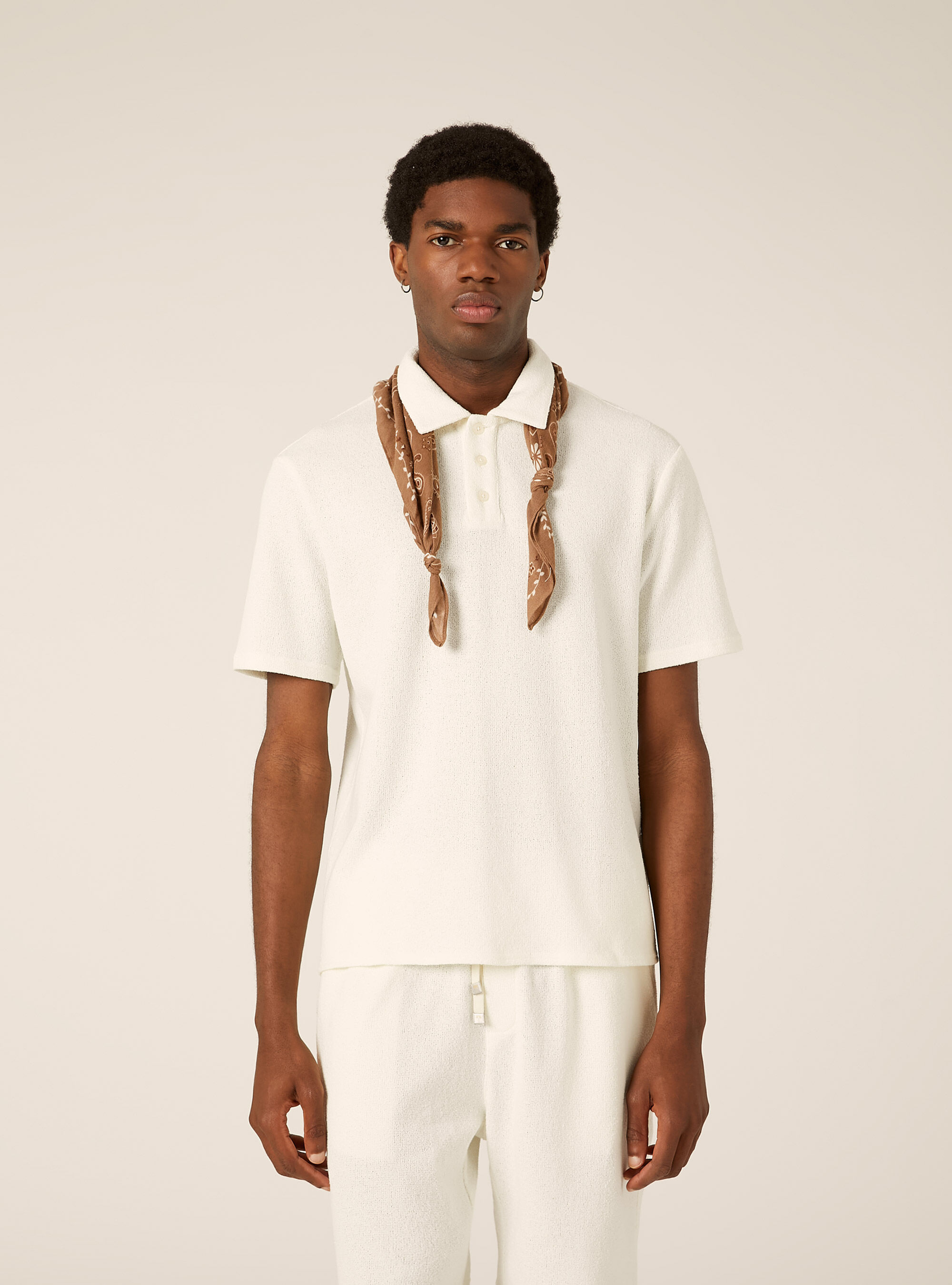 Polo effetto maglia regular fit