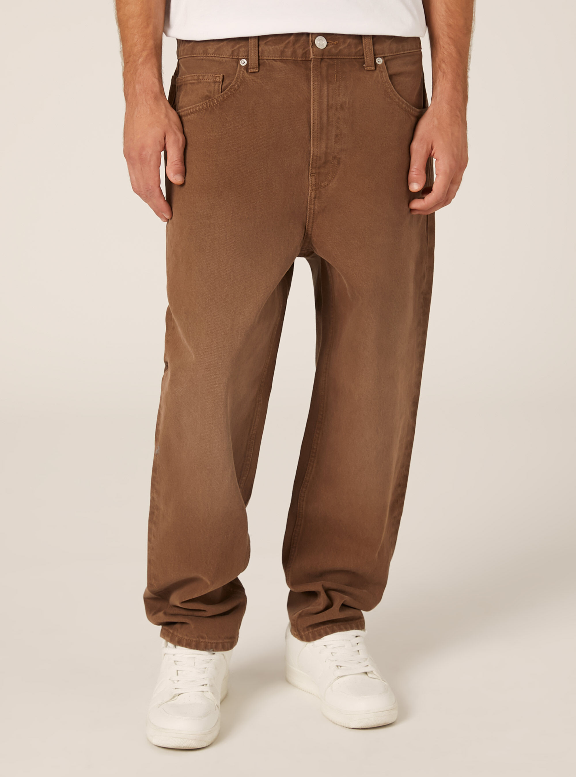 Jeans loose fit, BR2 BROWN MEDIUM