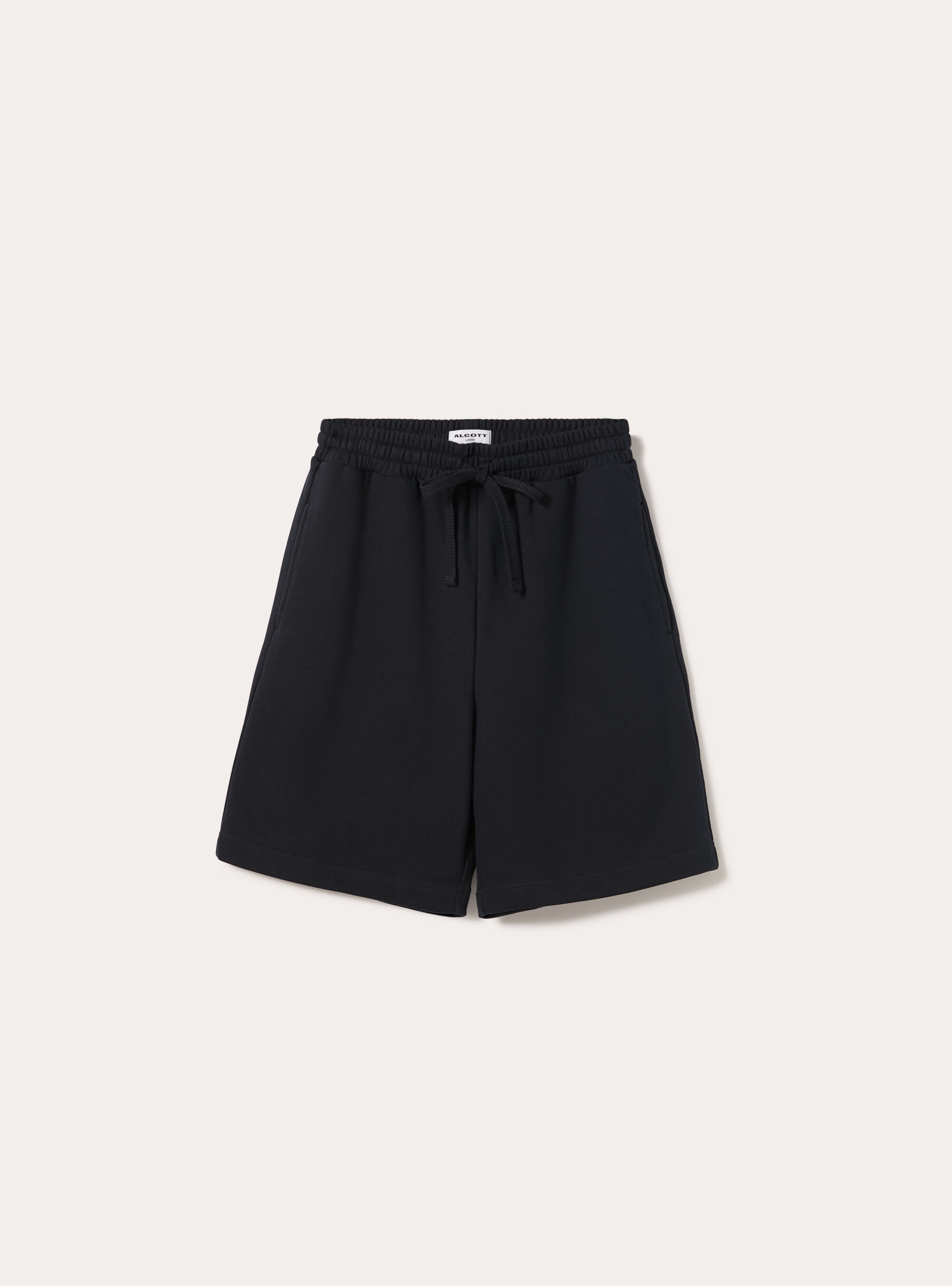 Basic French Terry Bermuda Shorts, NA1 NAVY DARK