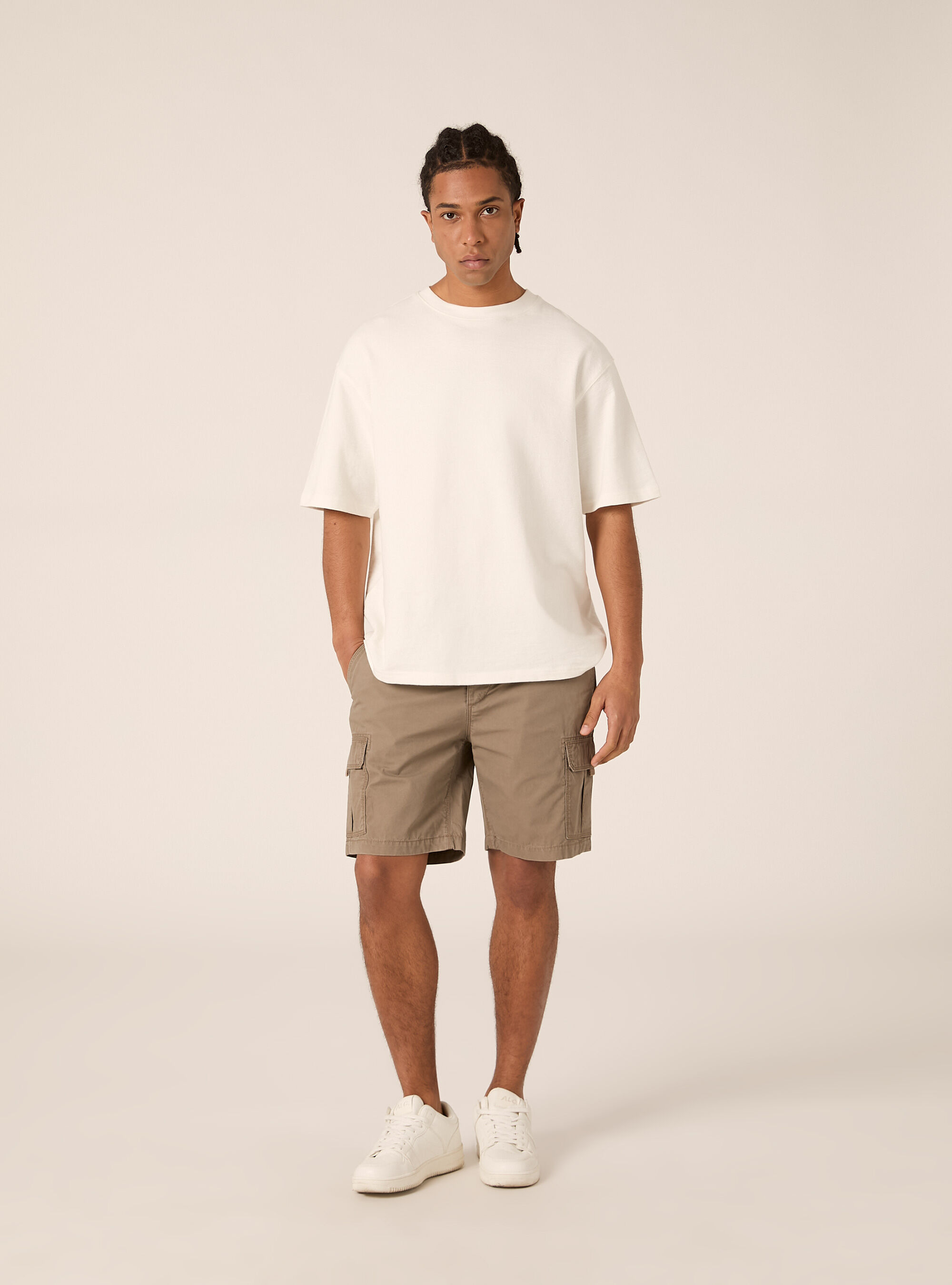 Bermudas cargo de algod&oacute;n