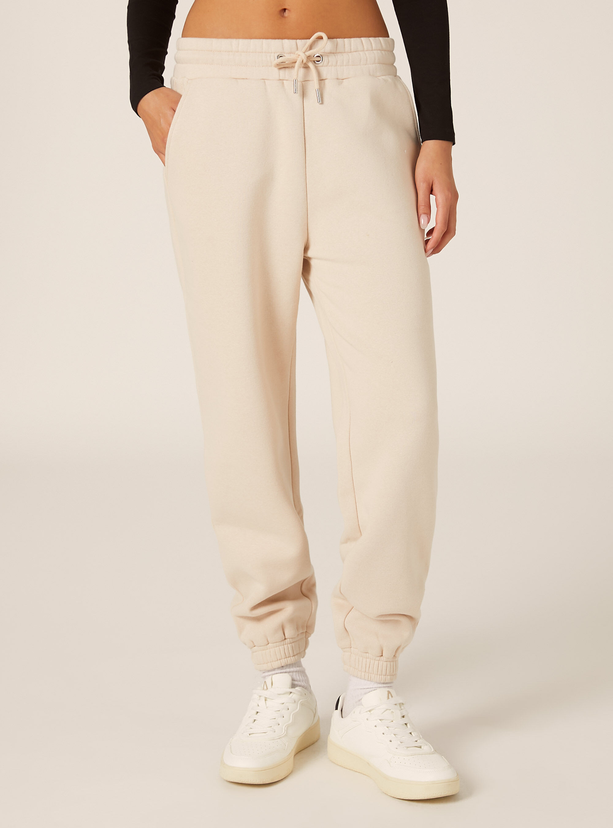 Pantalon jogger en molleton