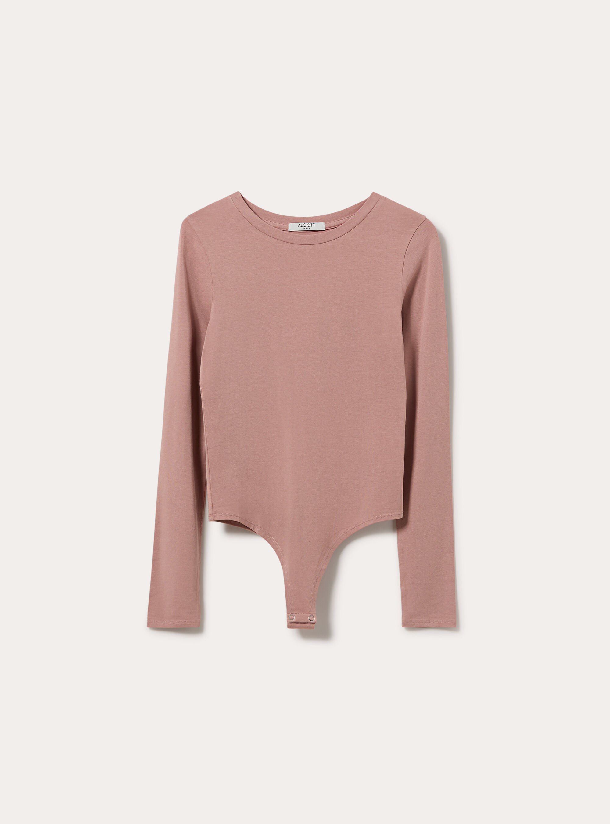 Long Sleeve Crew Neck Body, PK2 PINK MEDIUM