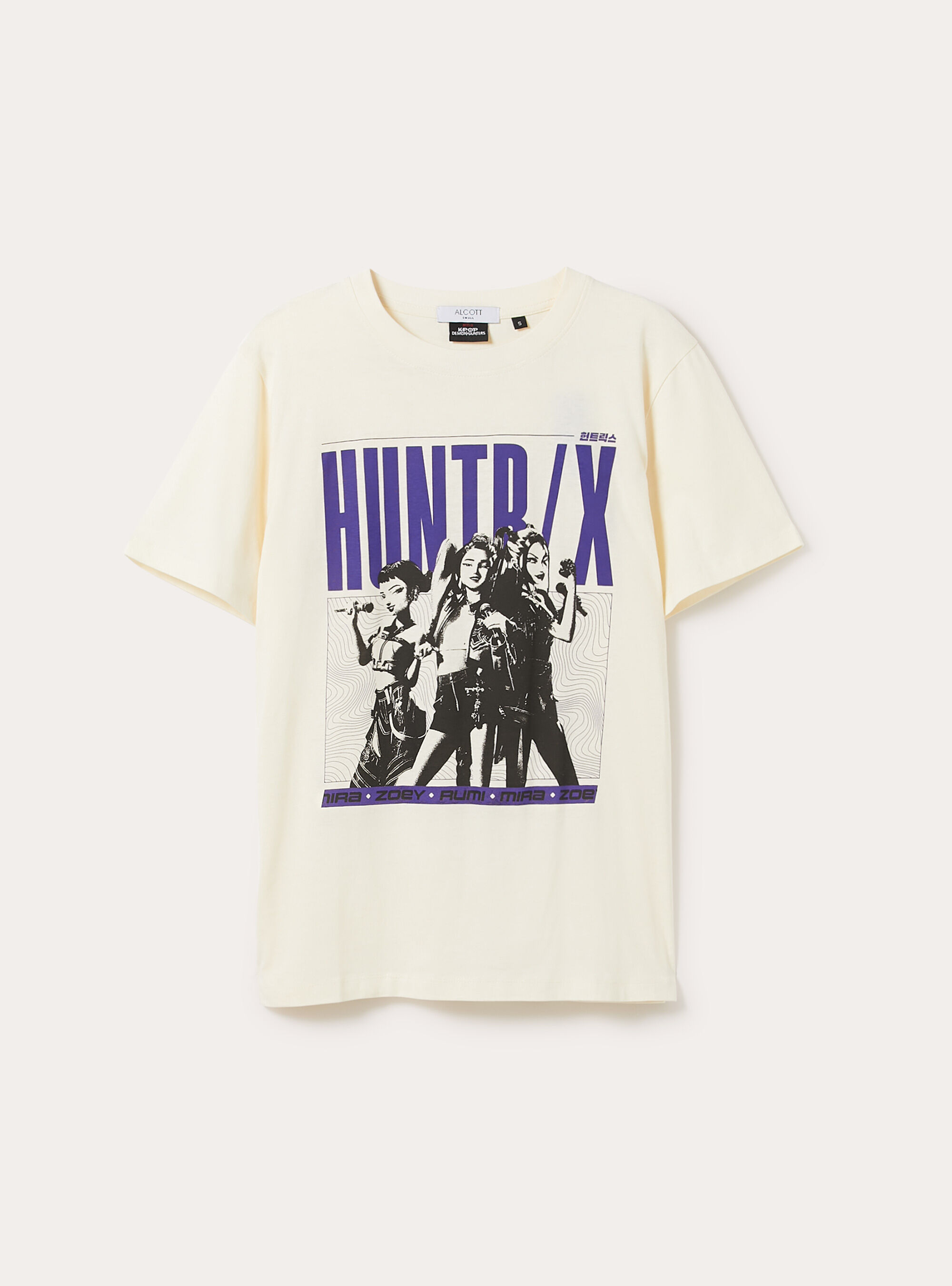 Camiseta KPop Demon Hunters / Alcott, CR3 CREAM LIGHT