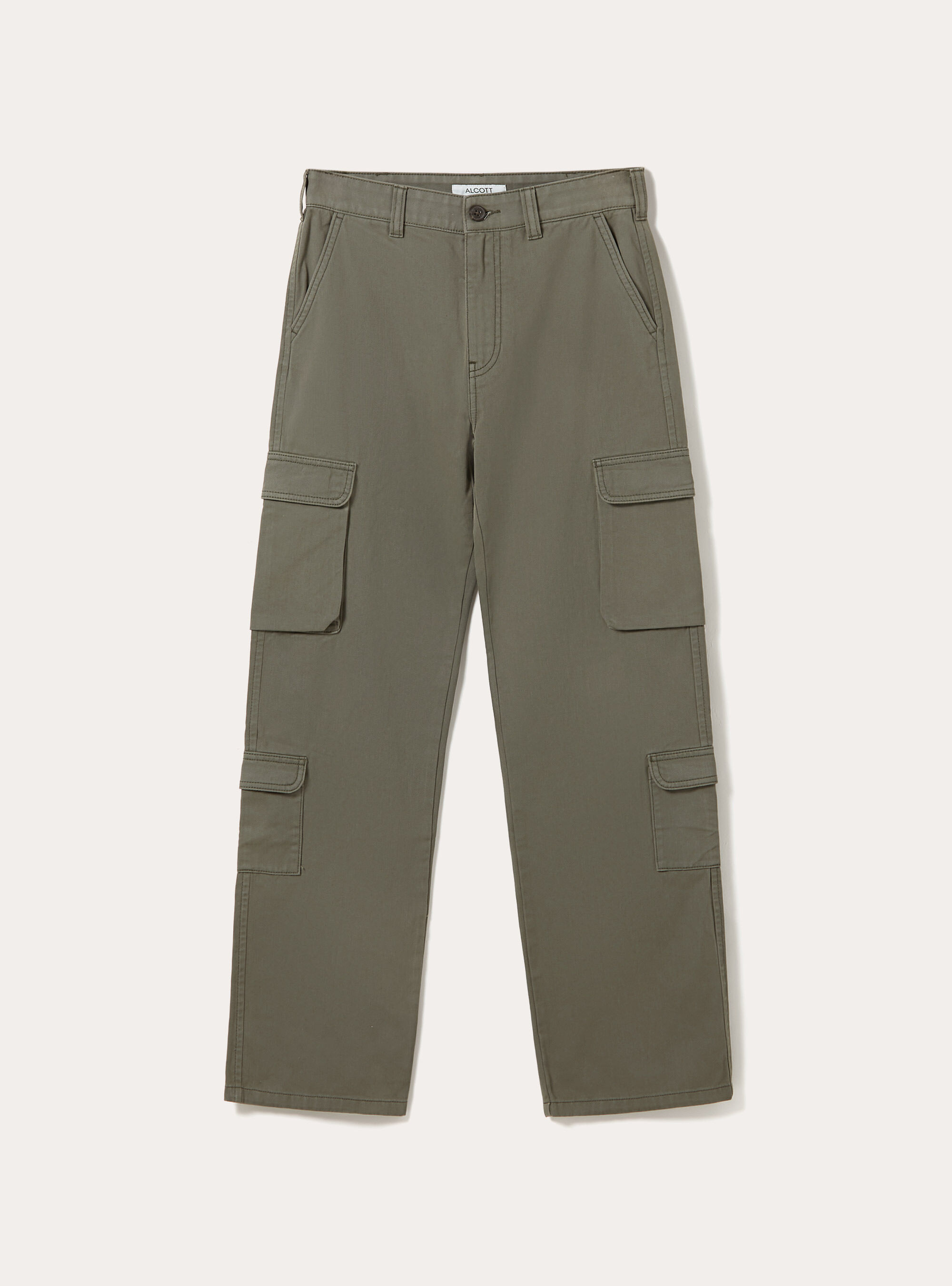 Pantalon cargo en serg&eacute;, KY3 KAKY LIGHT