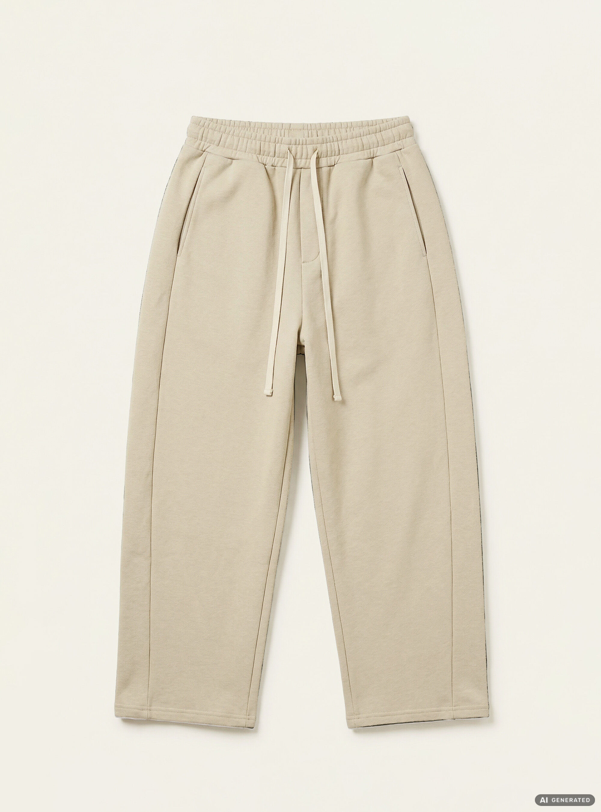 Jogger in felpa baloon fit, BG3 BEIGE LIGHT