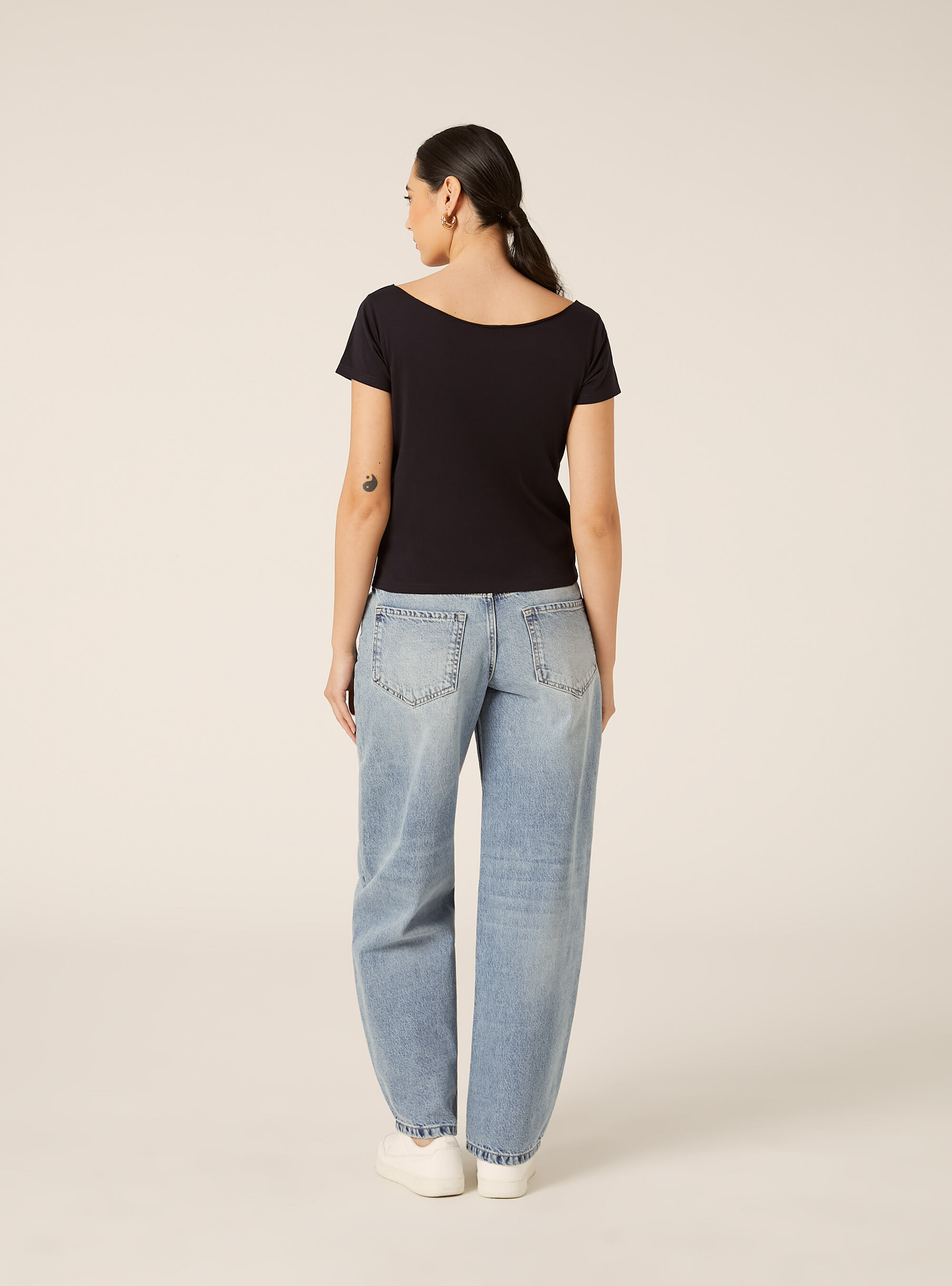 Camiseta con Escote Barco, NA1 NAVY DARK