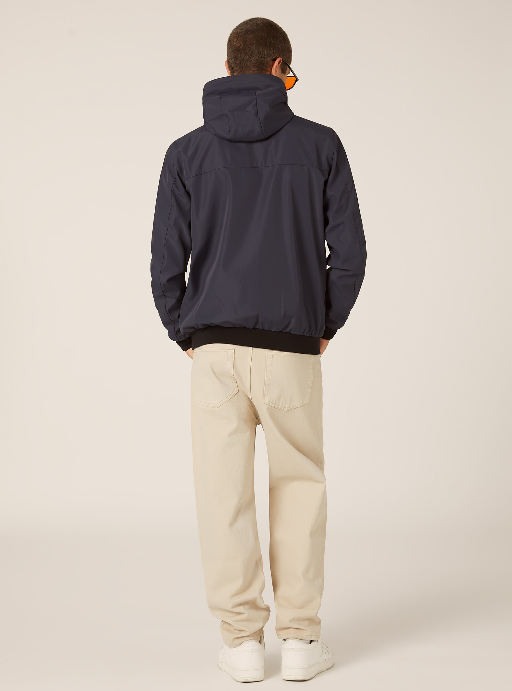 Blouson coupe-vent &agrave; capuche, NA1 NAVY DARK
