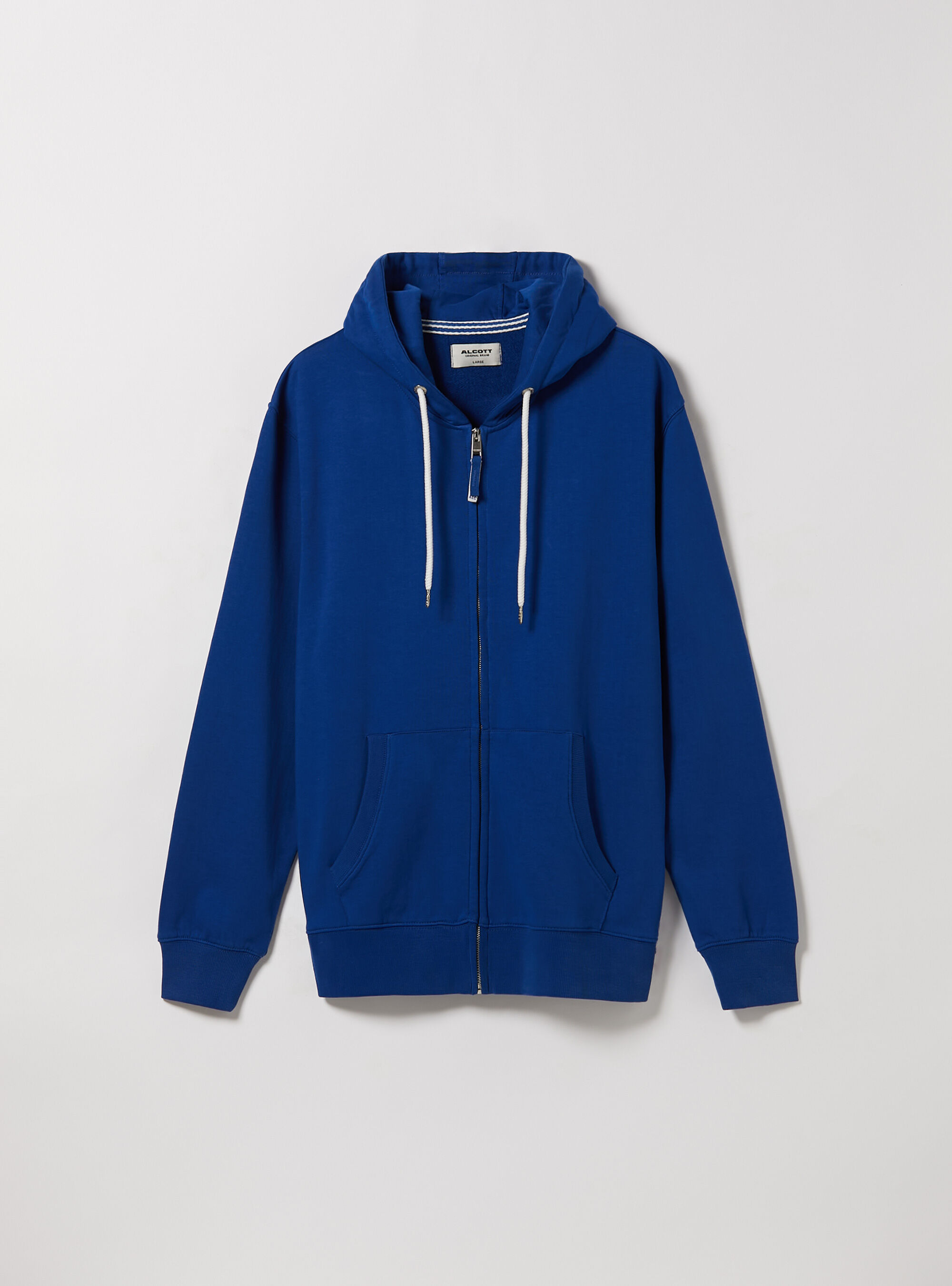 Zip et sweat &agrave; capuche en coton, RY1 ROYALE DARK
