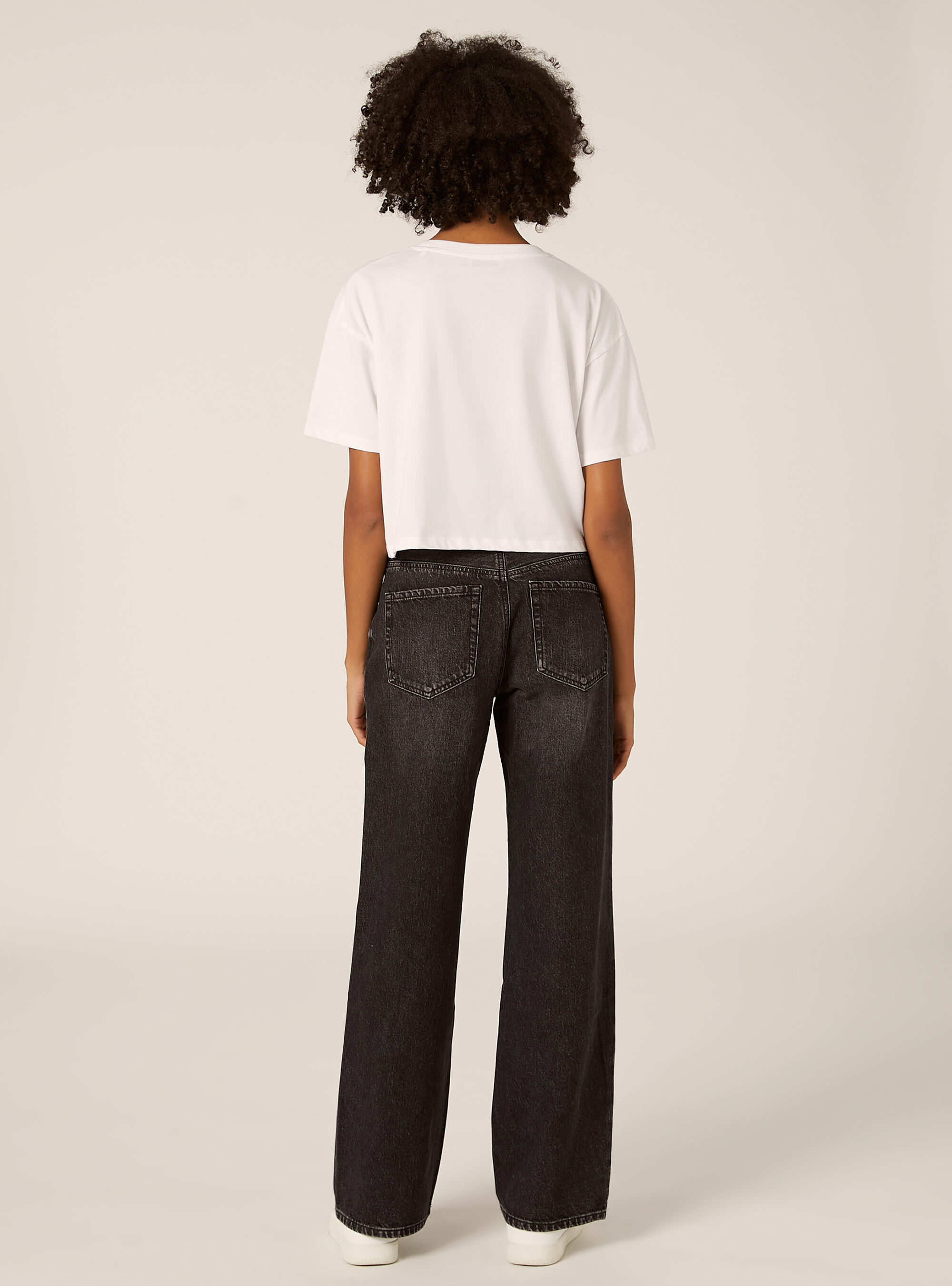 Jeans mit gerader Passform, D000 BLACK