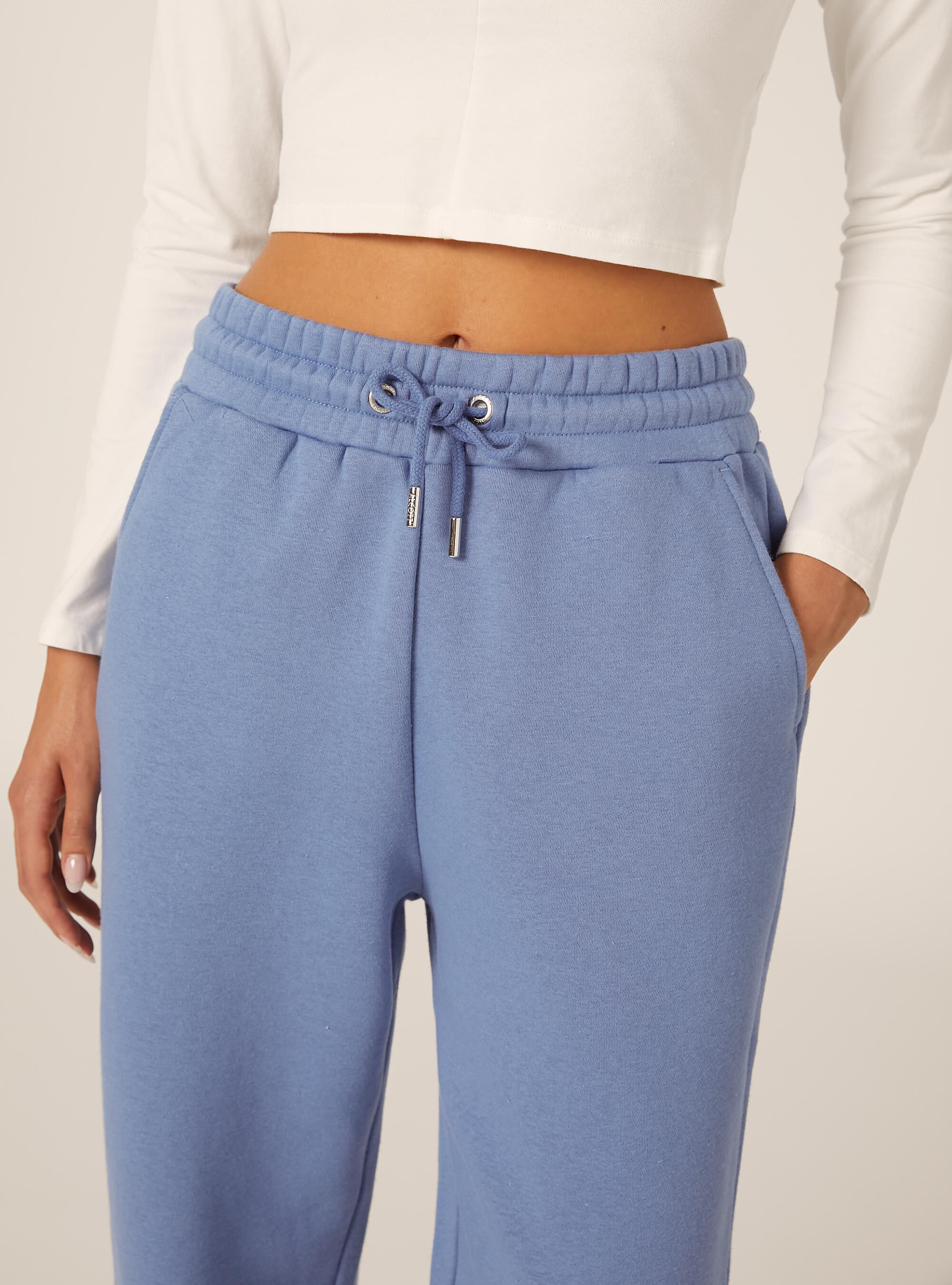 Pantalon jogger en molleton, AZ1 AZURE DARK