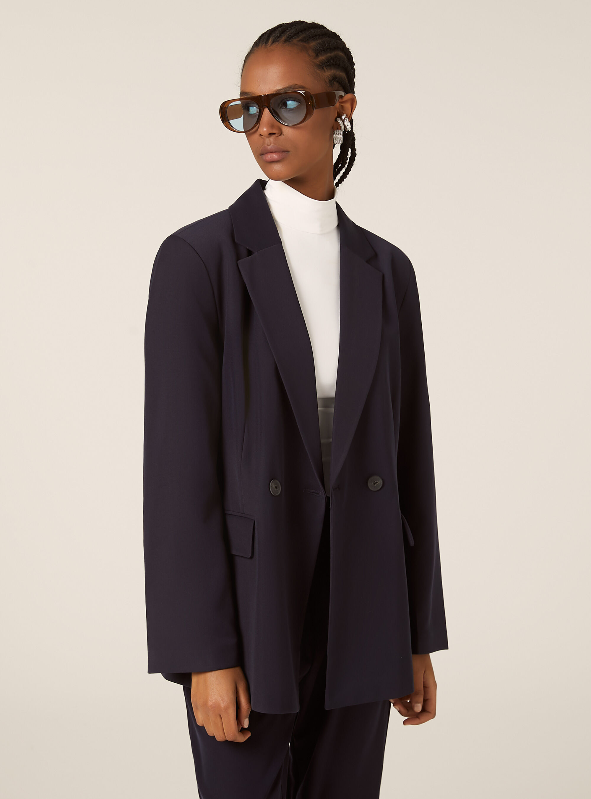 Blazer crois&eacute; sur mesure