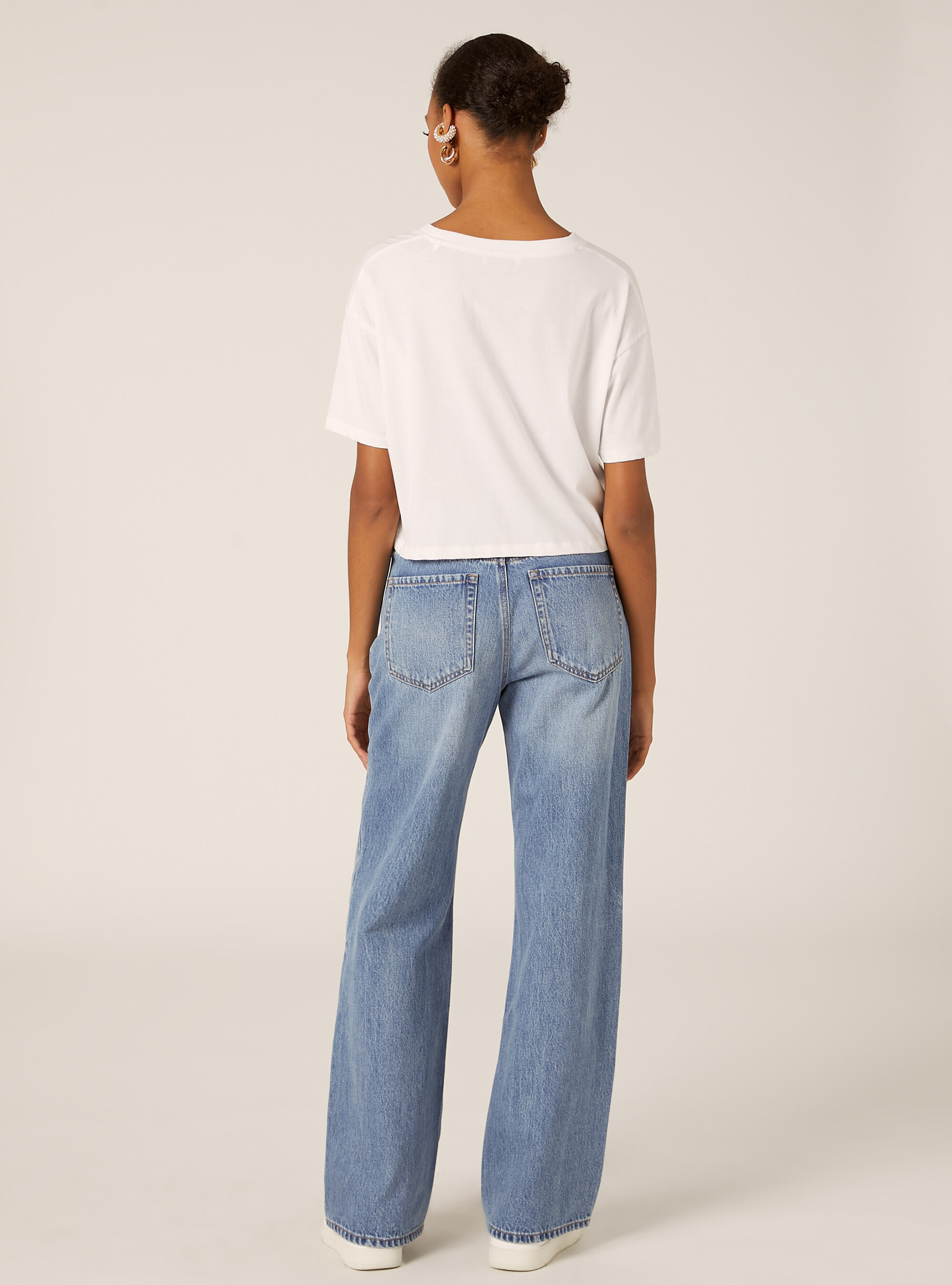 Jeans coupe droite, D005 LIGHT BLUE