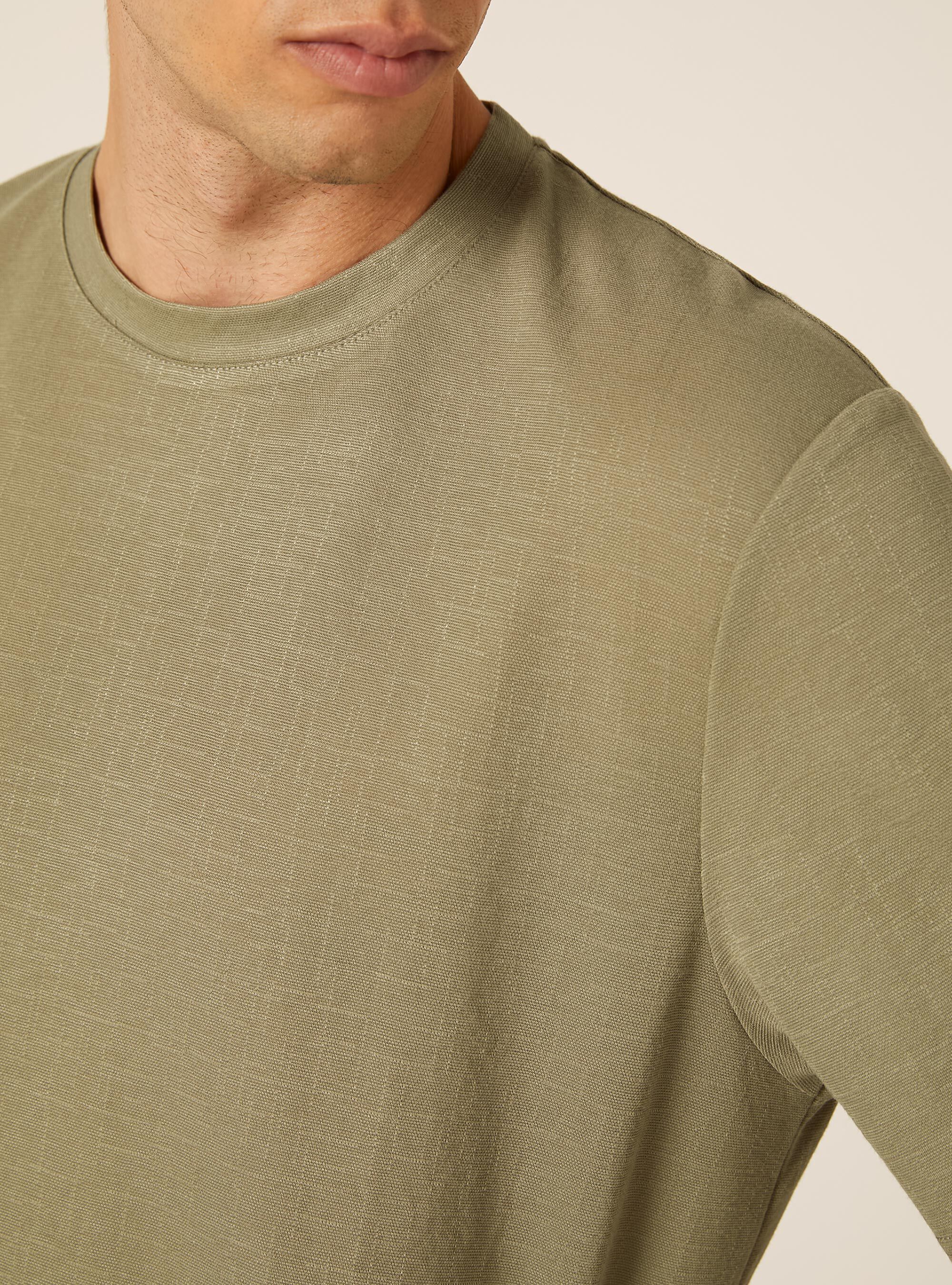 Maglietta boxy fit con texture, KAKY MEDIO