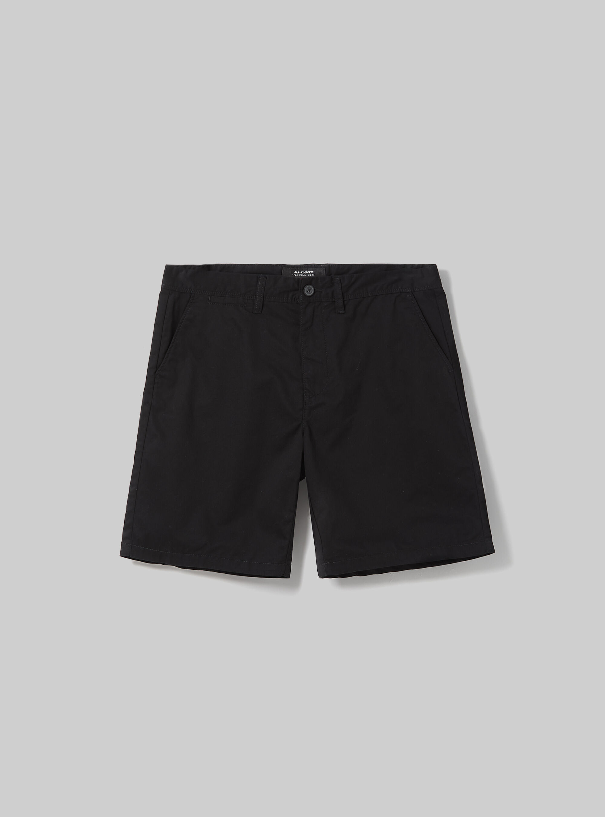 Bermudashorts aus Twill in einfacher Passform, BK1 BLACK