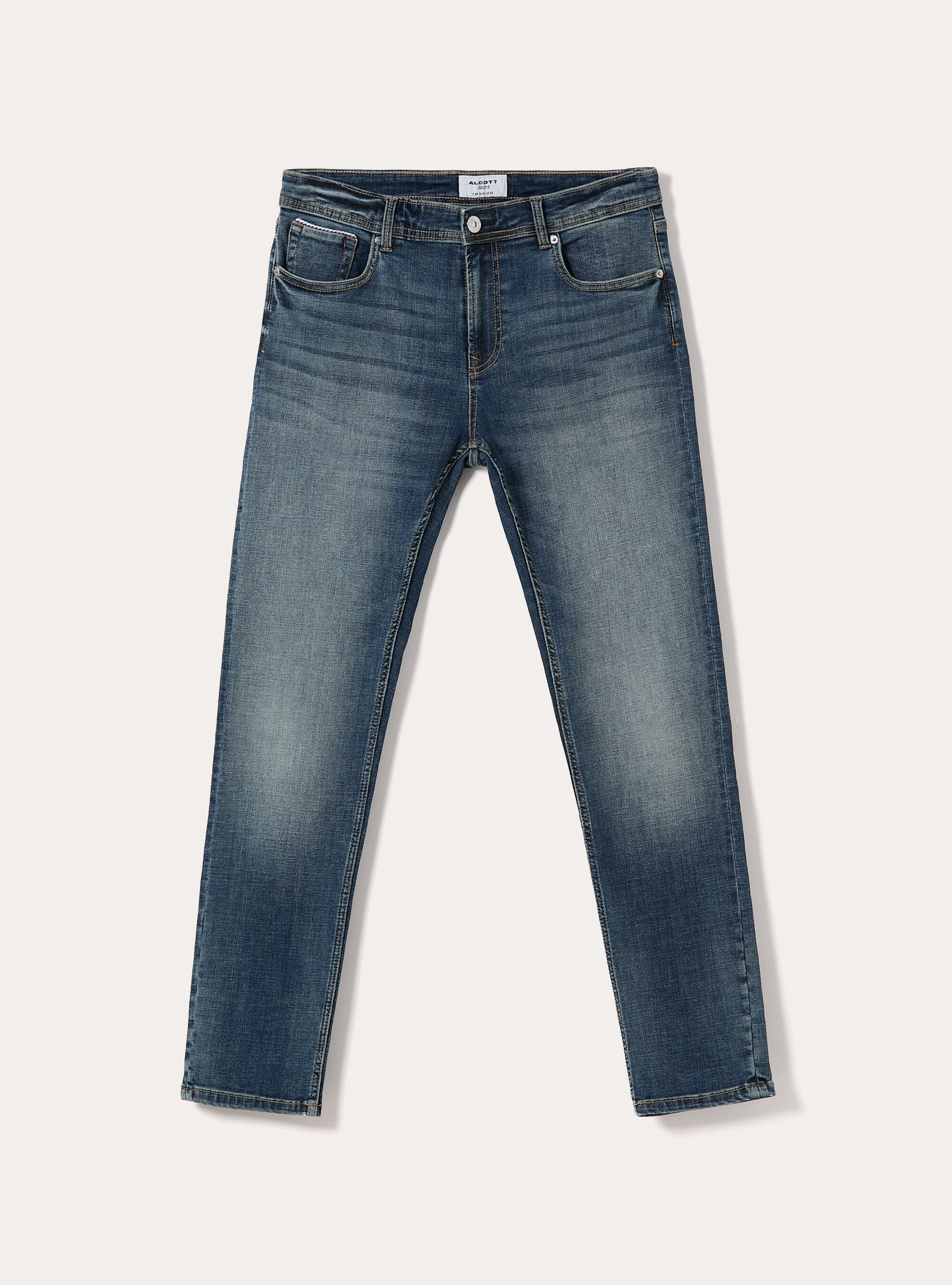 Skinny fit jeans, D002 MEDIUM DARK BLUE