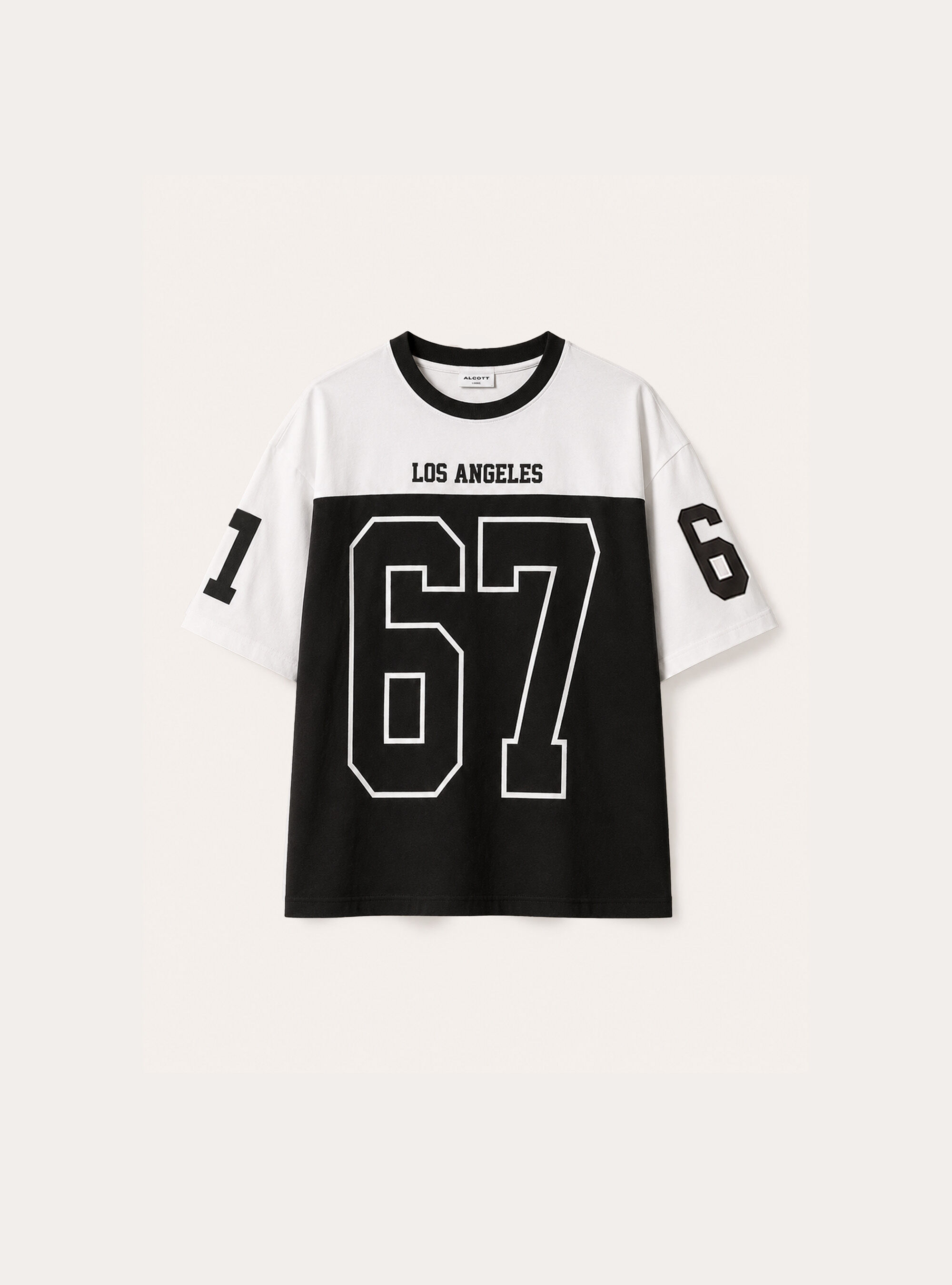 Camiseta con Estampado Six Seven, BK1 BLACK