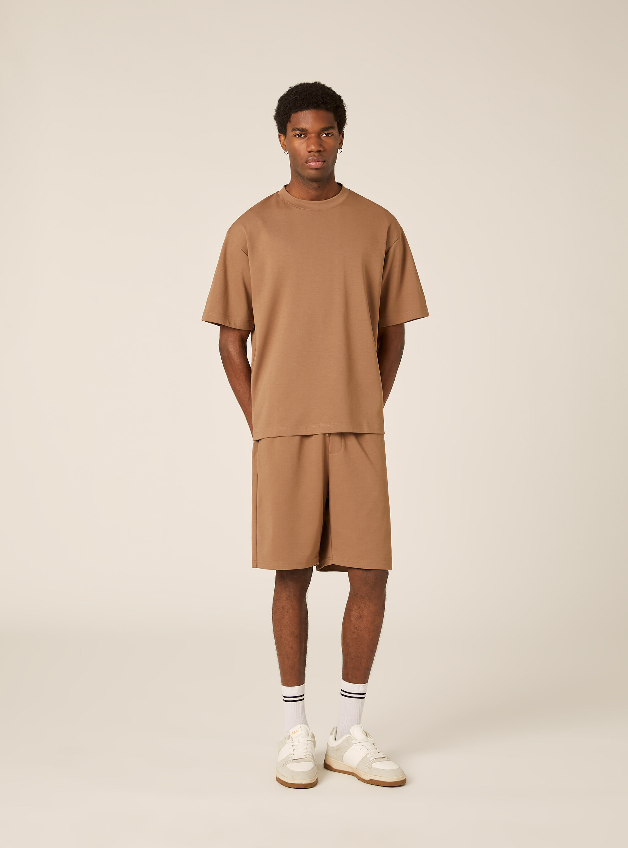 Bermudas AIRes de jersey, BR2 BROWN MEDIUM
