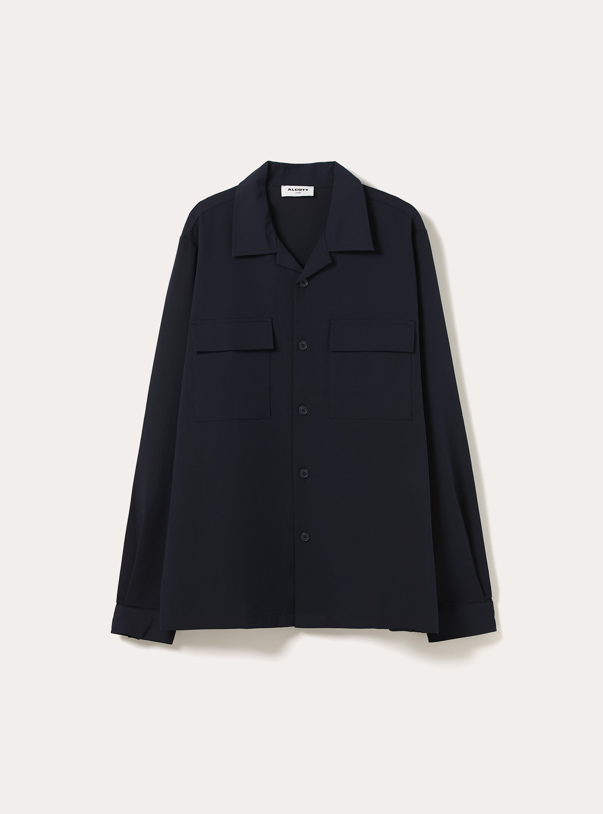Camicia con tasconi, NAVY SCURO