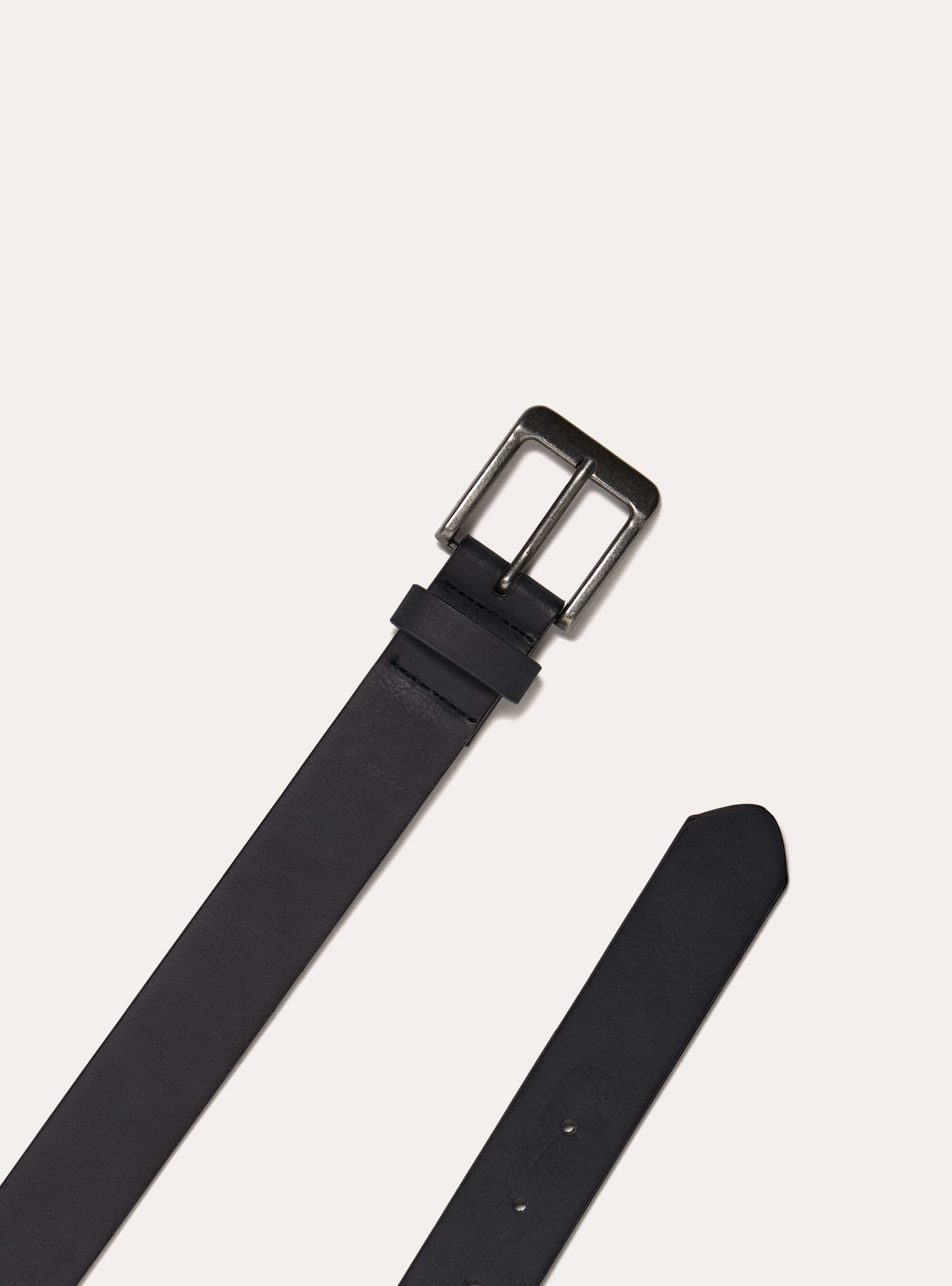 Ceinture effet cuir, NA2 NAVY MEDIUM