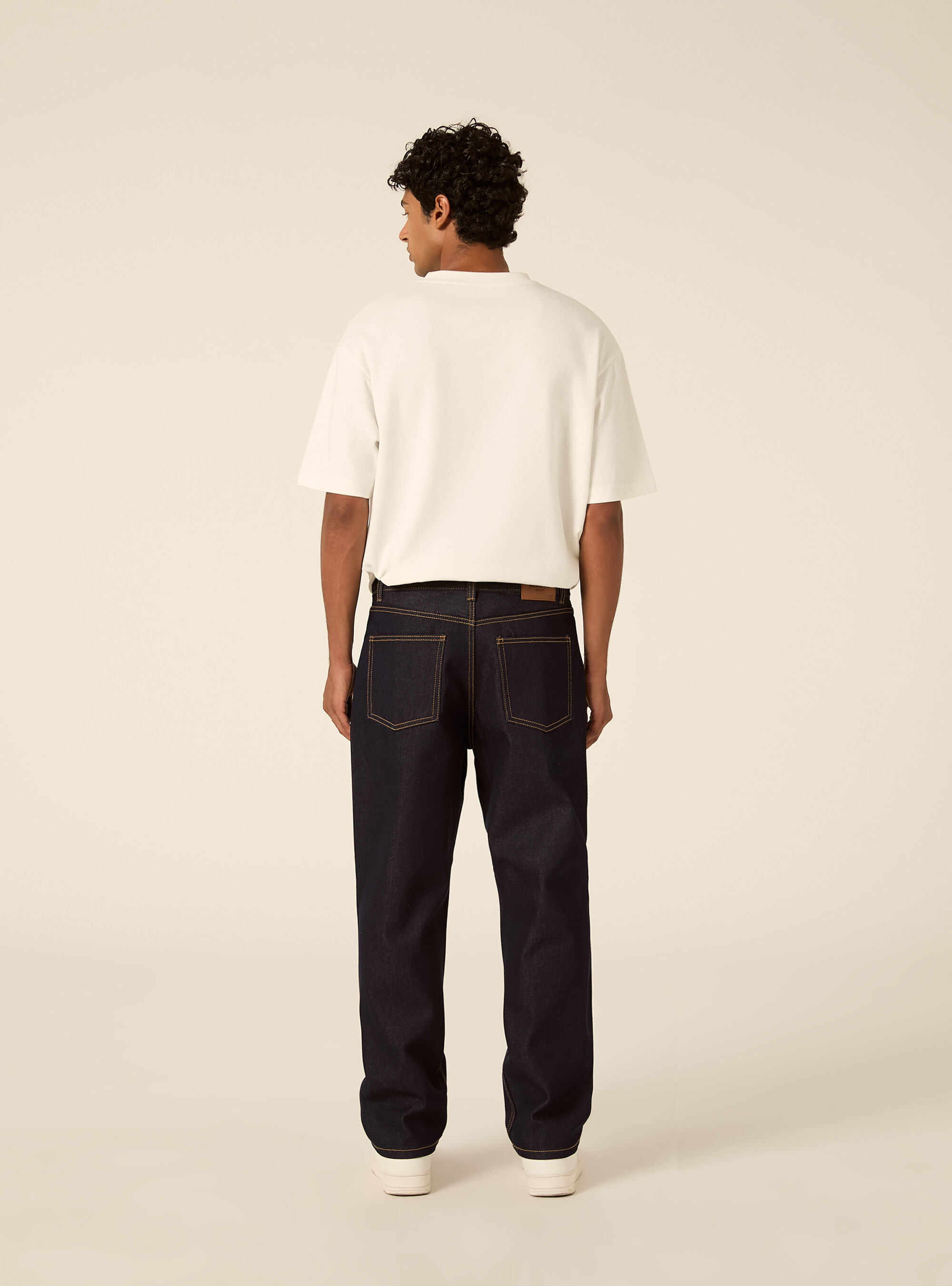 Straight fit jeans, D001 DEEP BLUE
