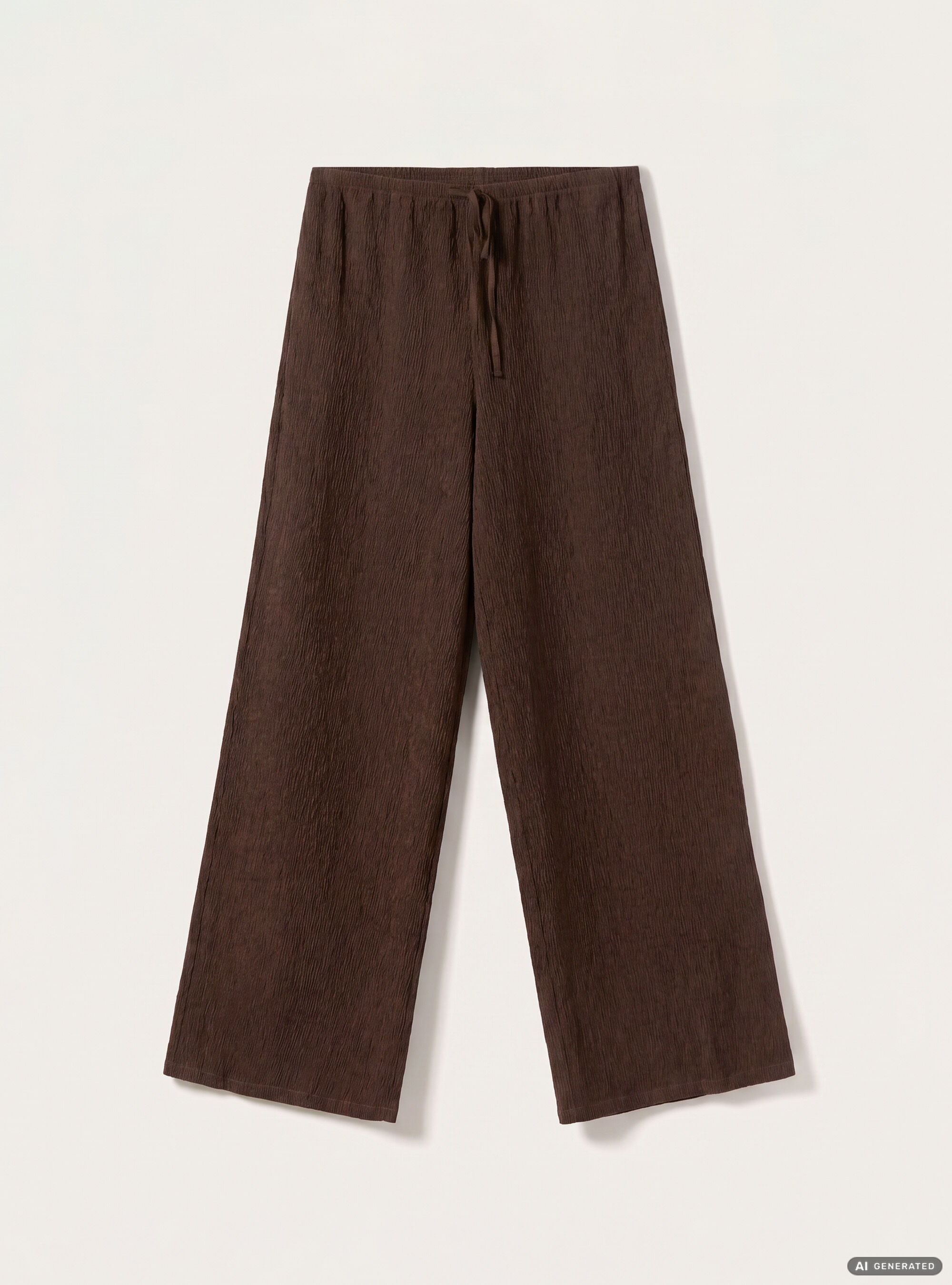 Pantaloni texturizzati, BR1 BROWN DARK