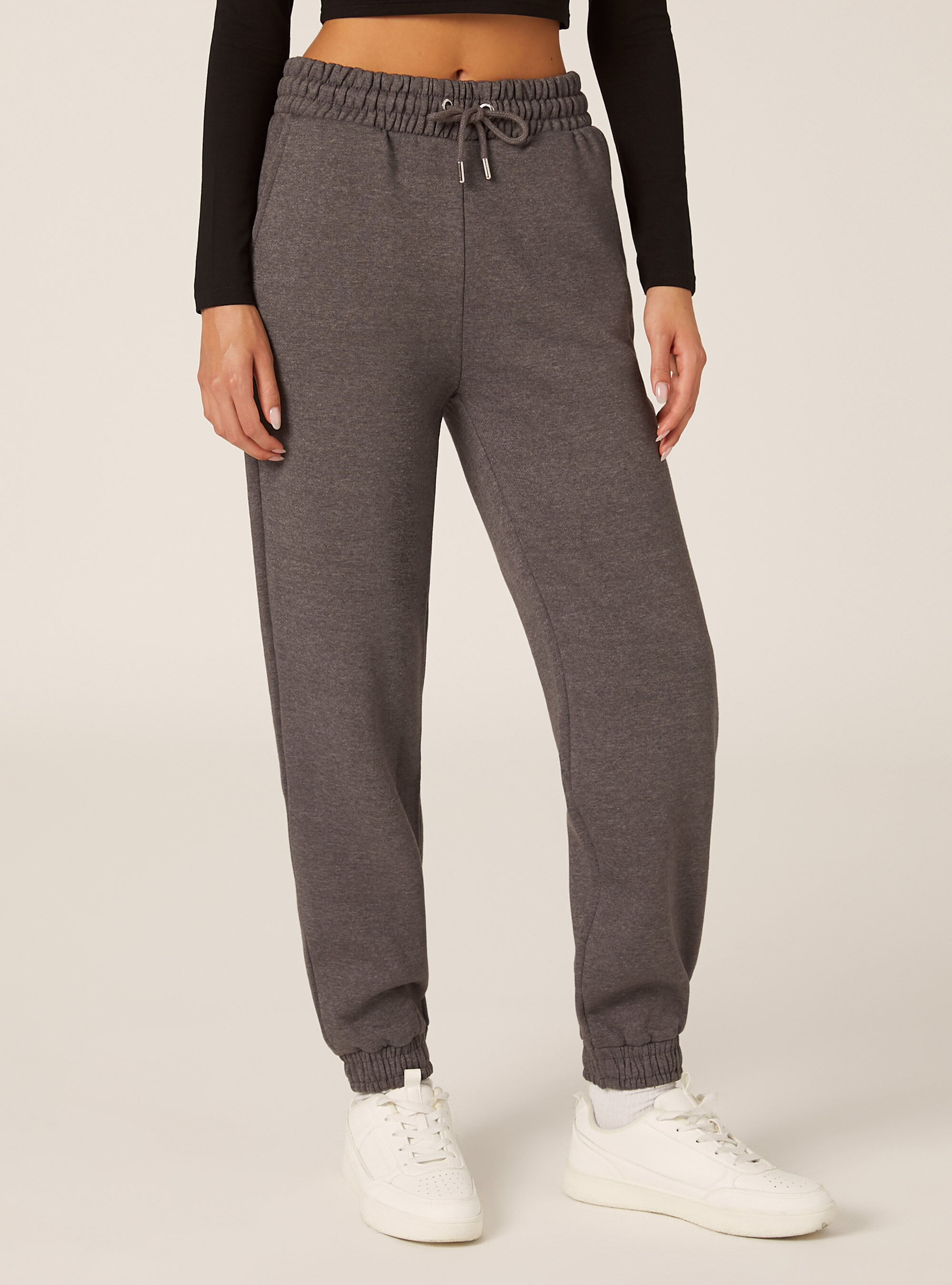 Pantalon jogger en molleton