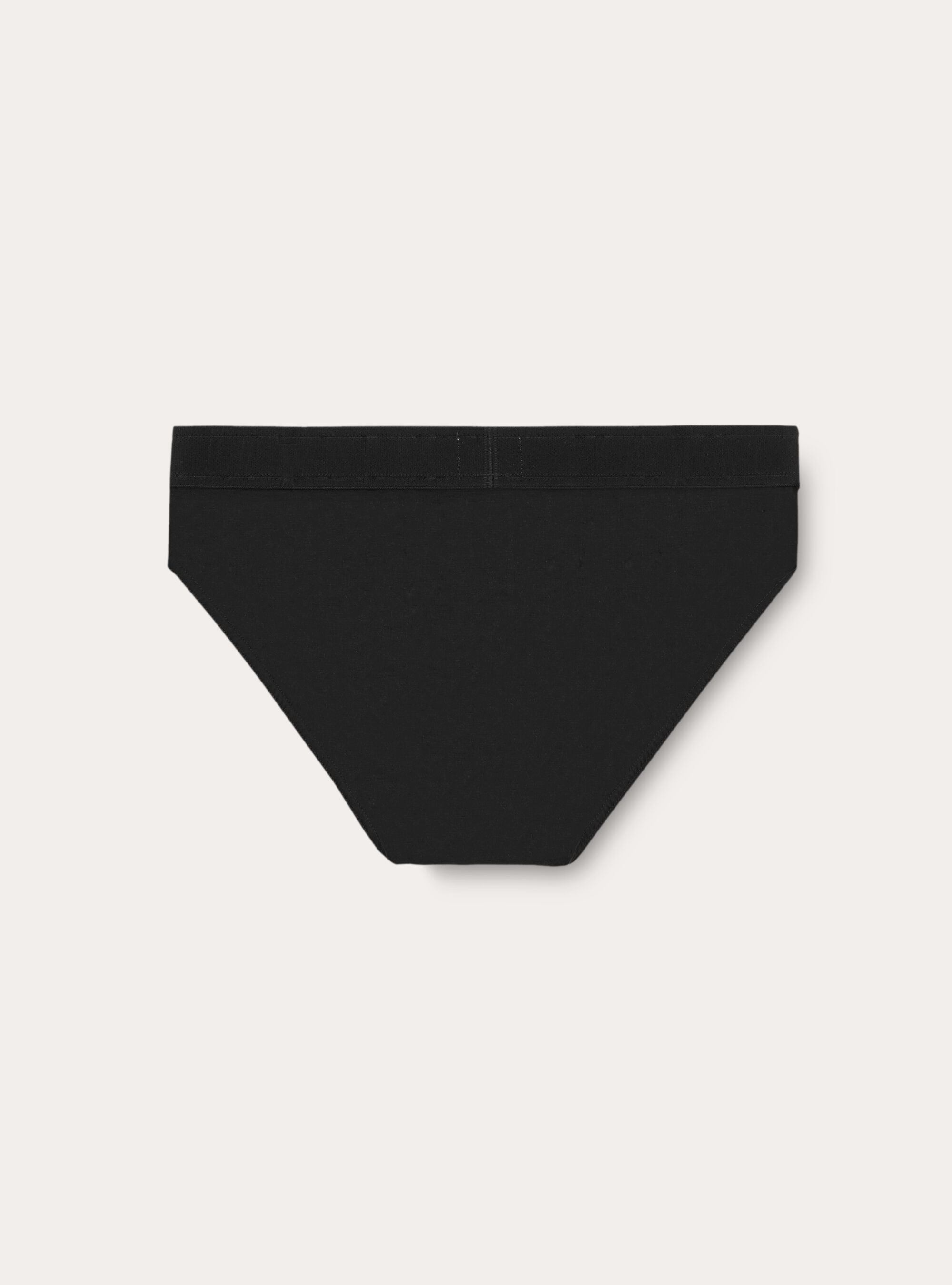 Slips mit jacquard-logo-elastikbund