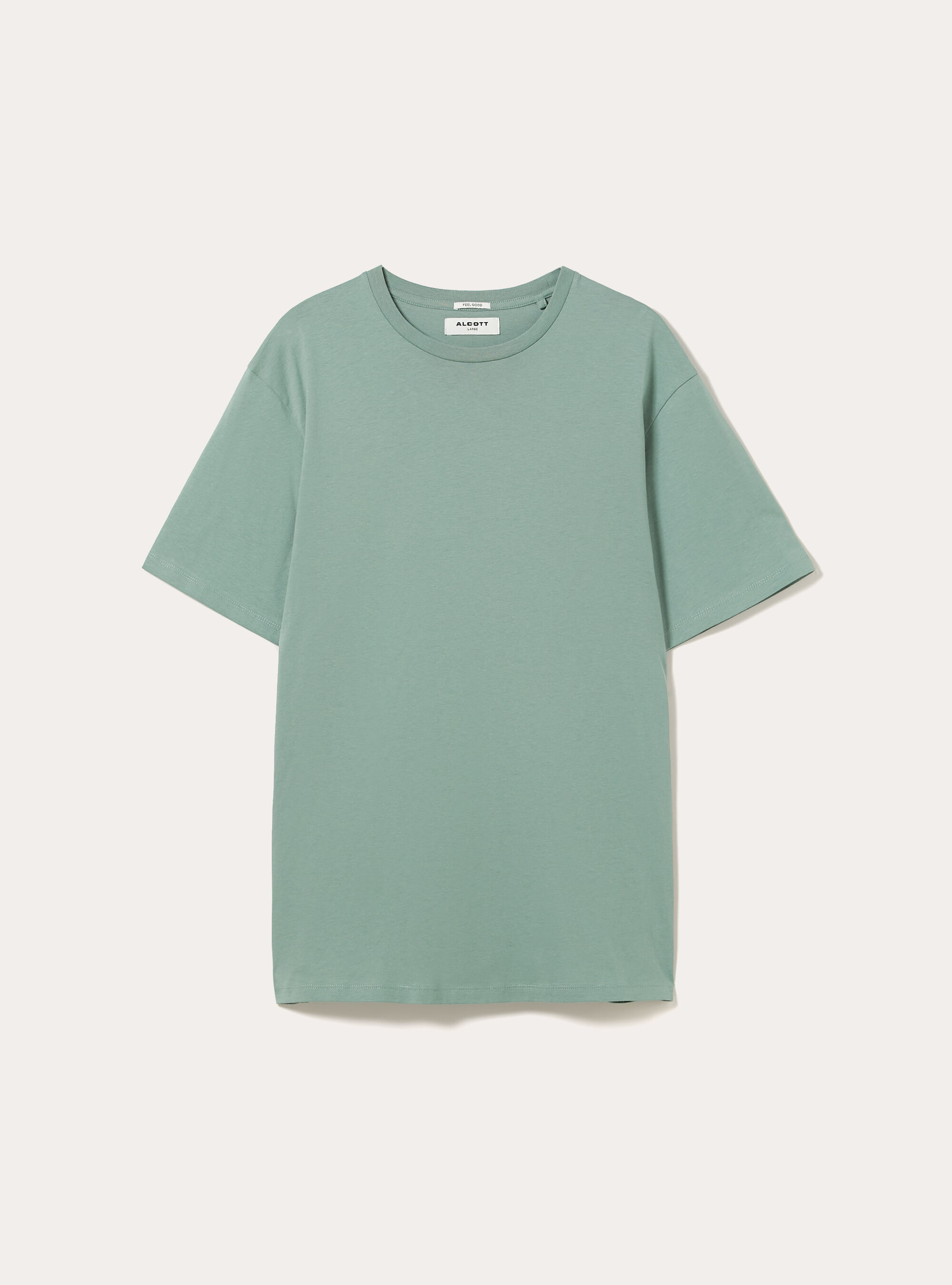 Basic Cotton T-Shirt, KY3 KAKY LIGHT